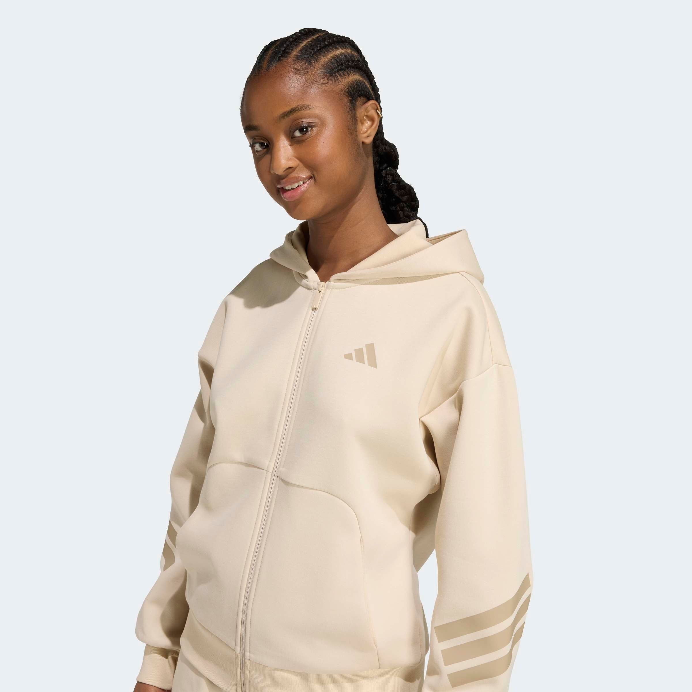 adidas Sportswear Kapuzensweatshirt "W FI 3S FZ HD" günstig online kaufen