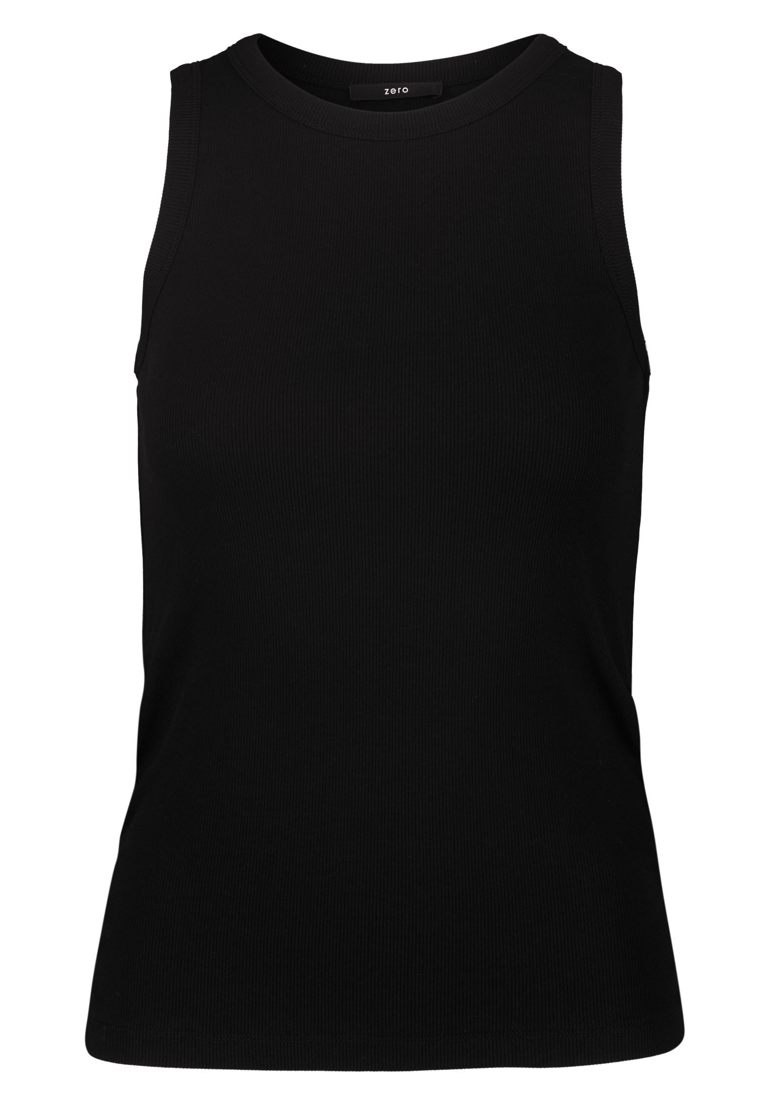 Zero Tanktop »zero Riptop mit seitlicher Raffung«, Plain/ohne Details