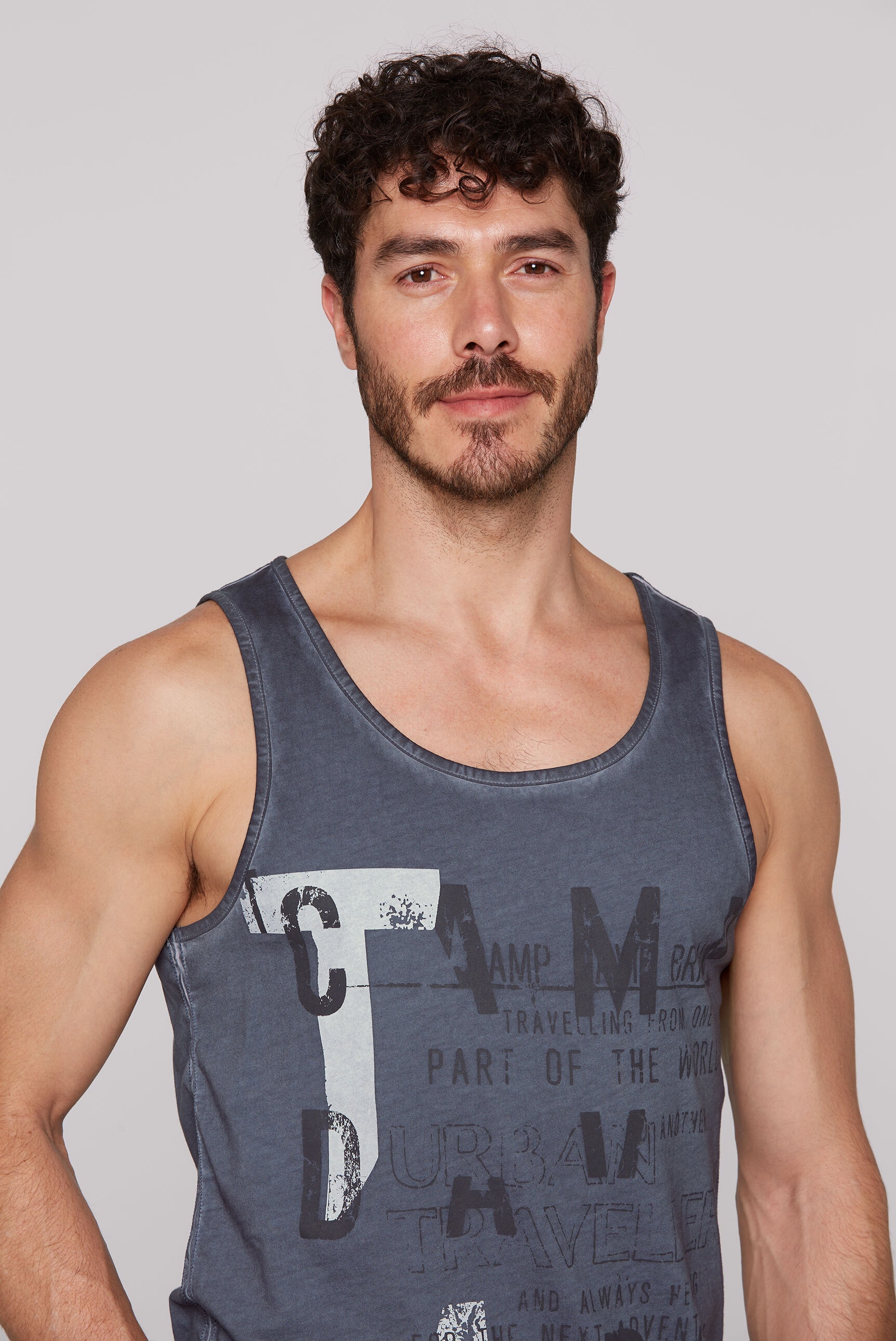 CAMP DAVID Tanktop, aus Baumwolle