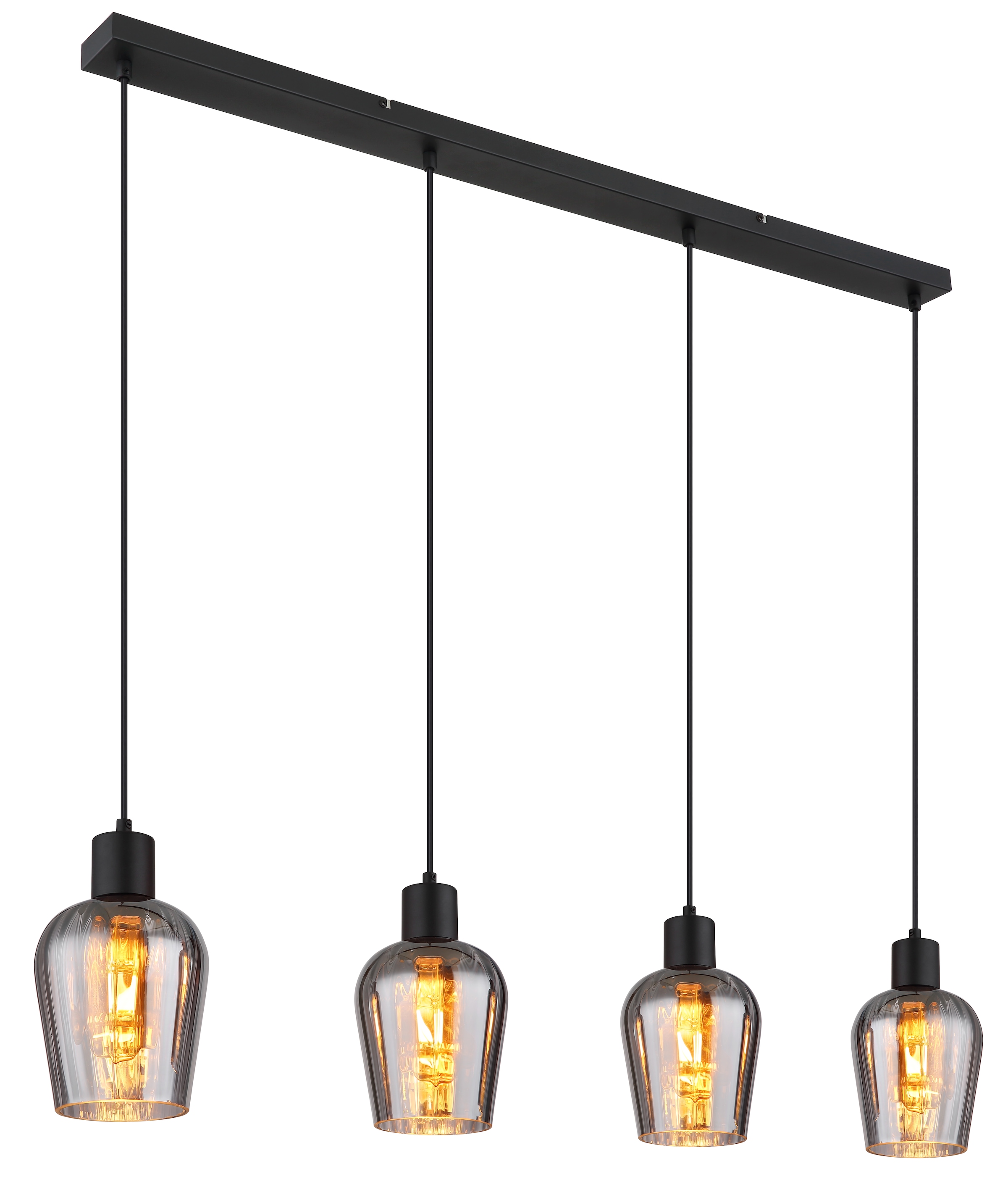 GLOBO LIGHTING Hängeleuchte »RYAN«, Leuchtmittel E27 | ohne Leuchtmittel, Hängelampe/Pendelleuchte/Esszimmer/Wohnzimmer/Esstisch