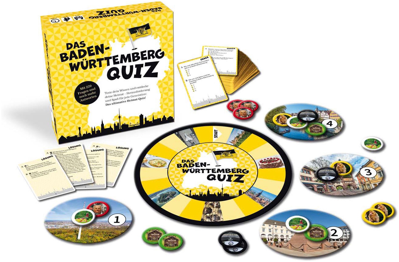 HUCH! Spiel »Das Baden-Württemberg-Quiz«, Made in Europe