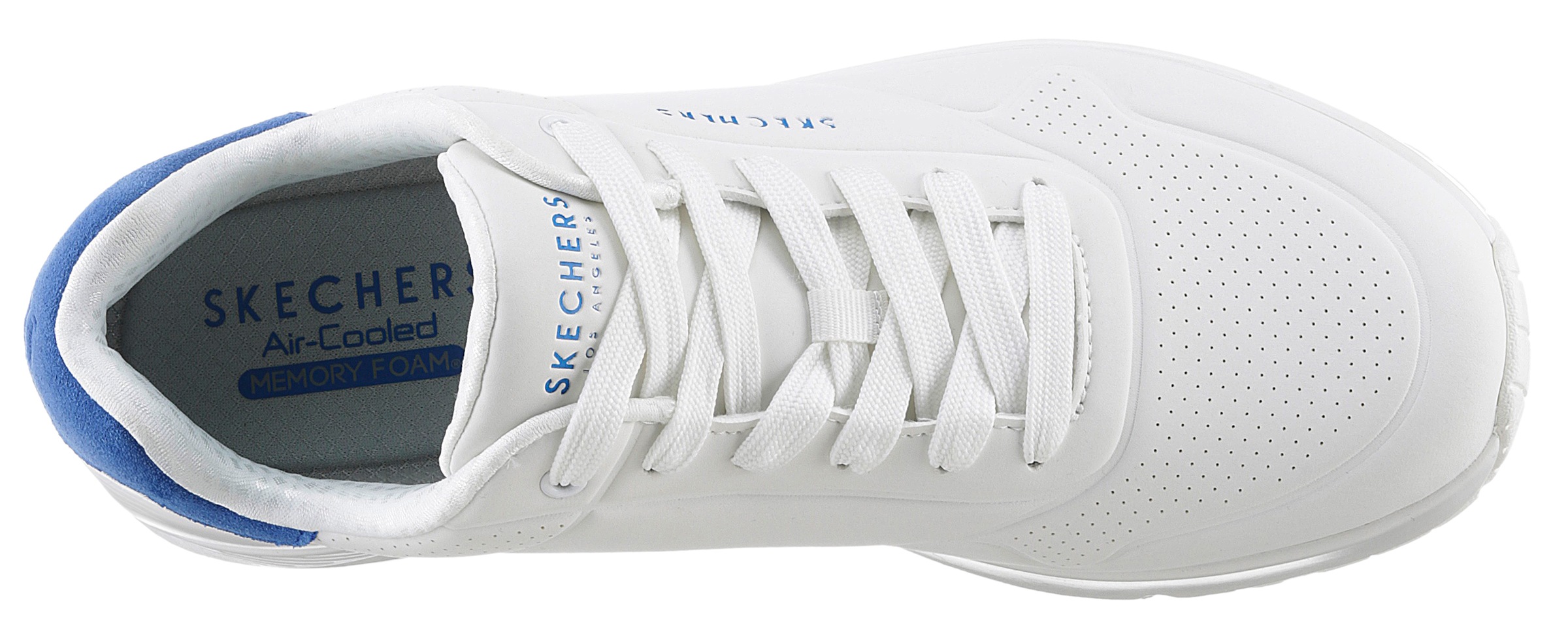 Skechers Sneaker »UNO-SUITED ON AIR«, Freizeitschuh, Halbschuh, Schnürschuh mit modischer Keilsohle
