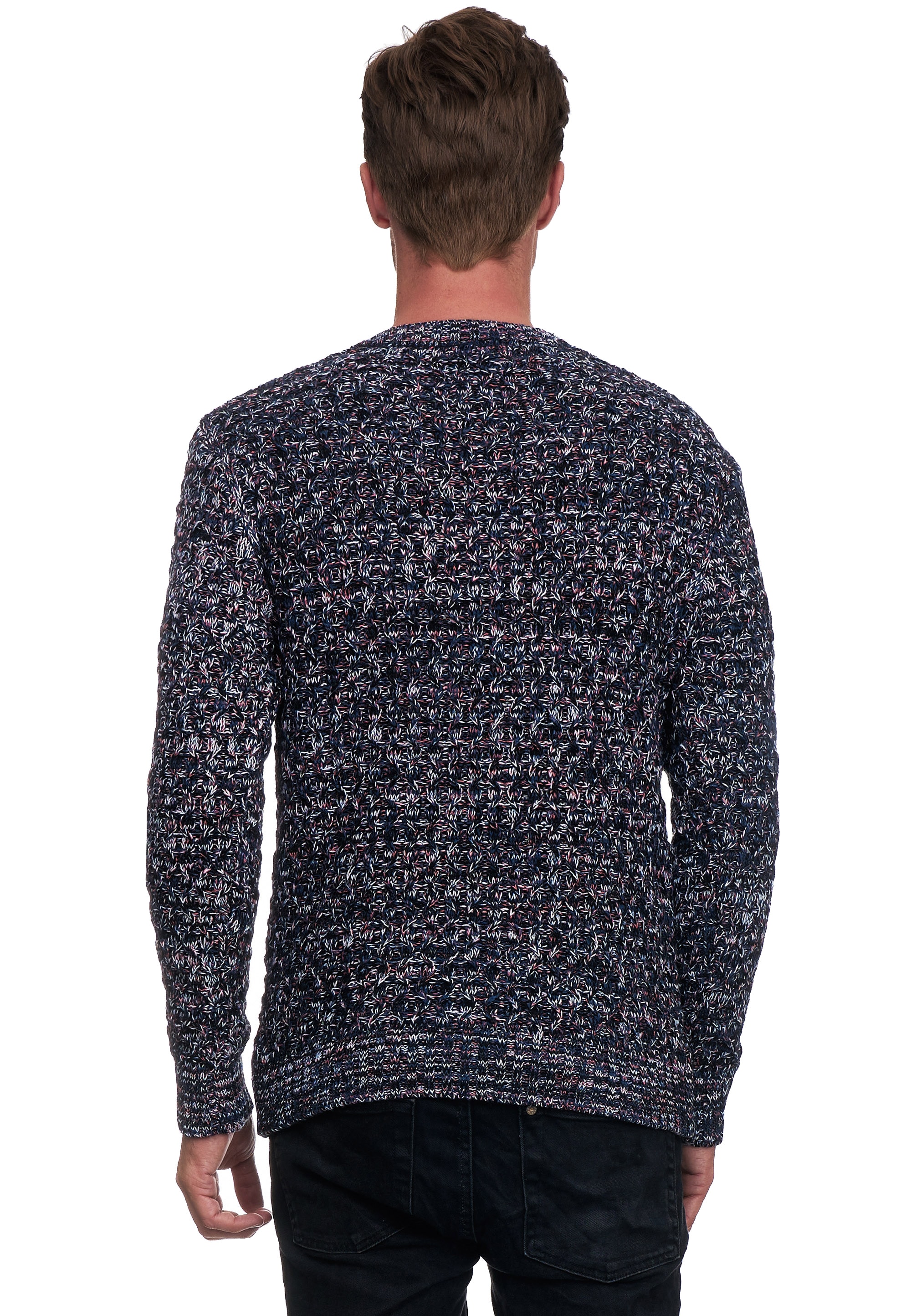 Rusty Neal Strickpullover, mit elegantem Rundhalsausschnitt