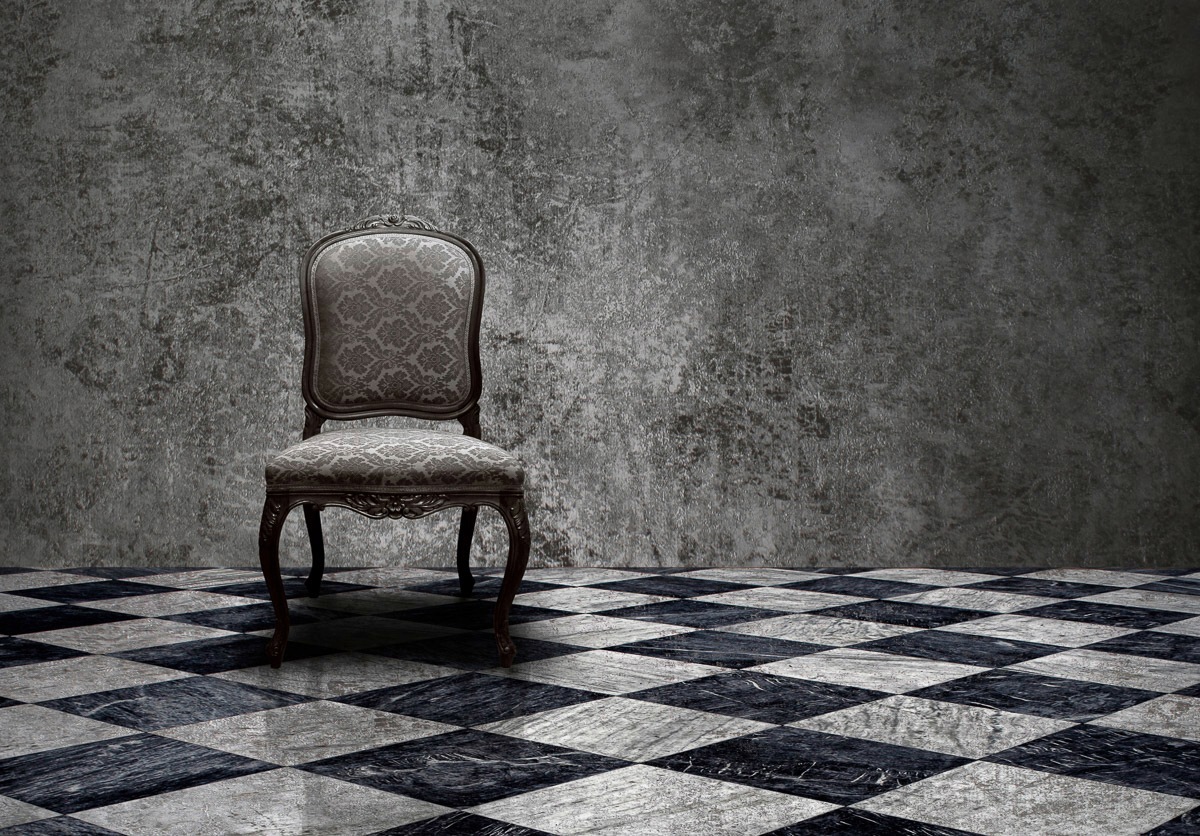Fototapete »Stuhl in Raum«