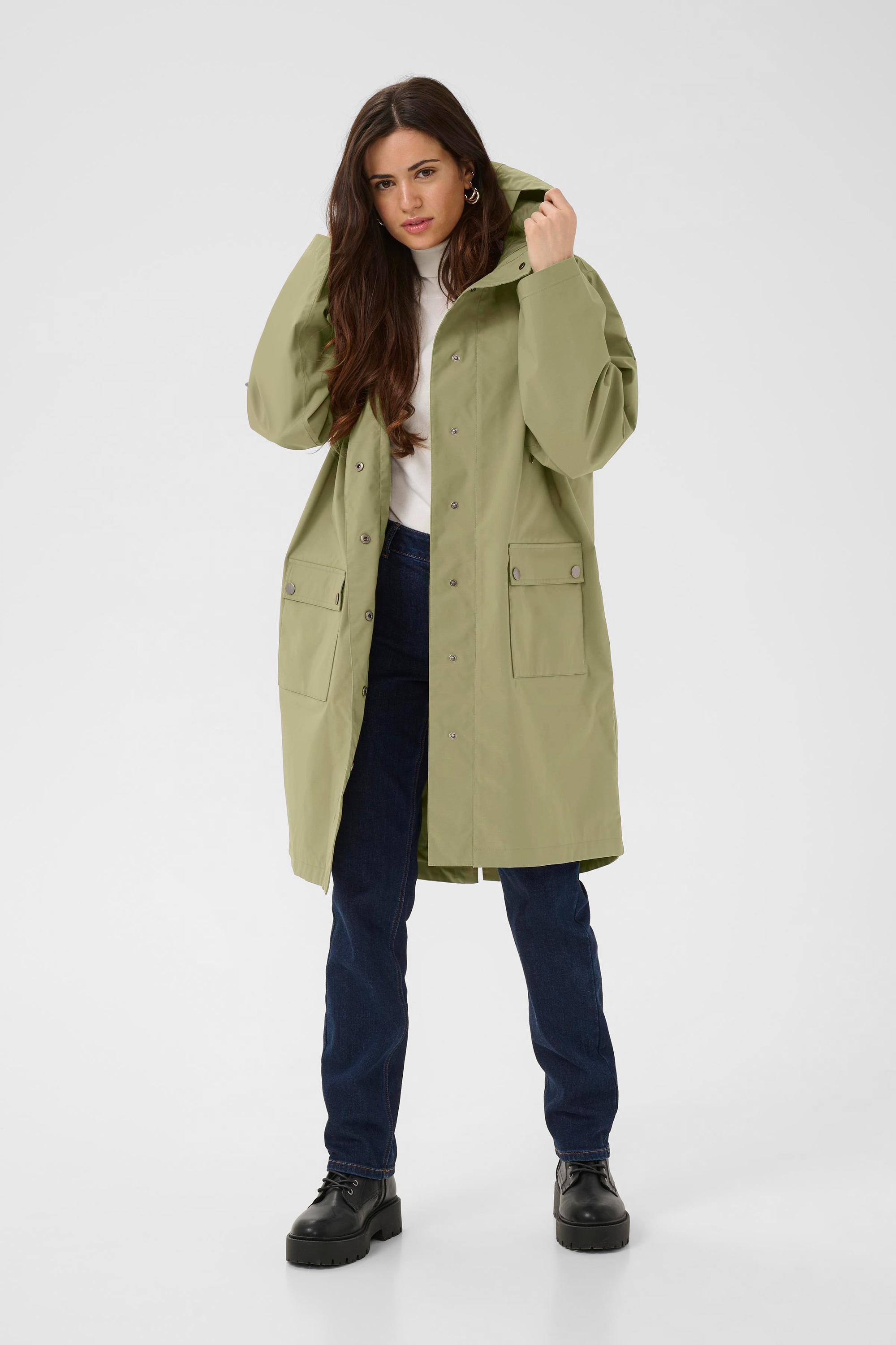KAFFE Wintermantel »Damen Jacke KAennie«