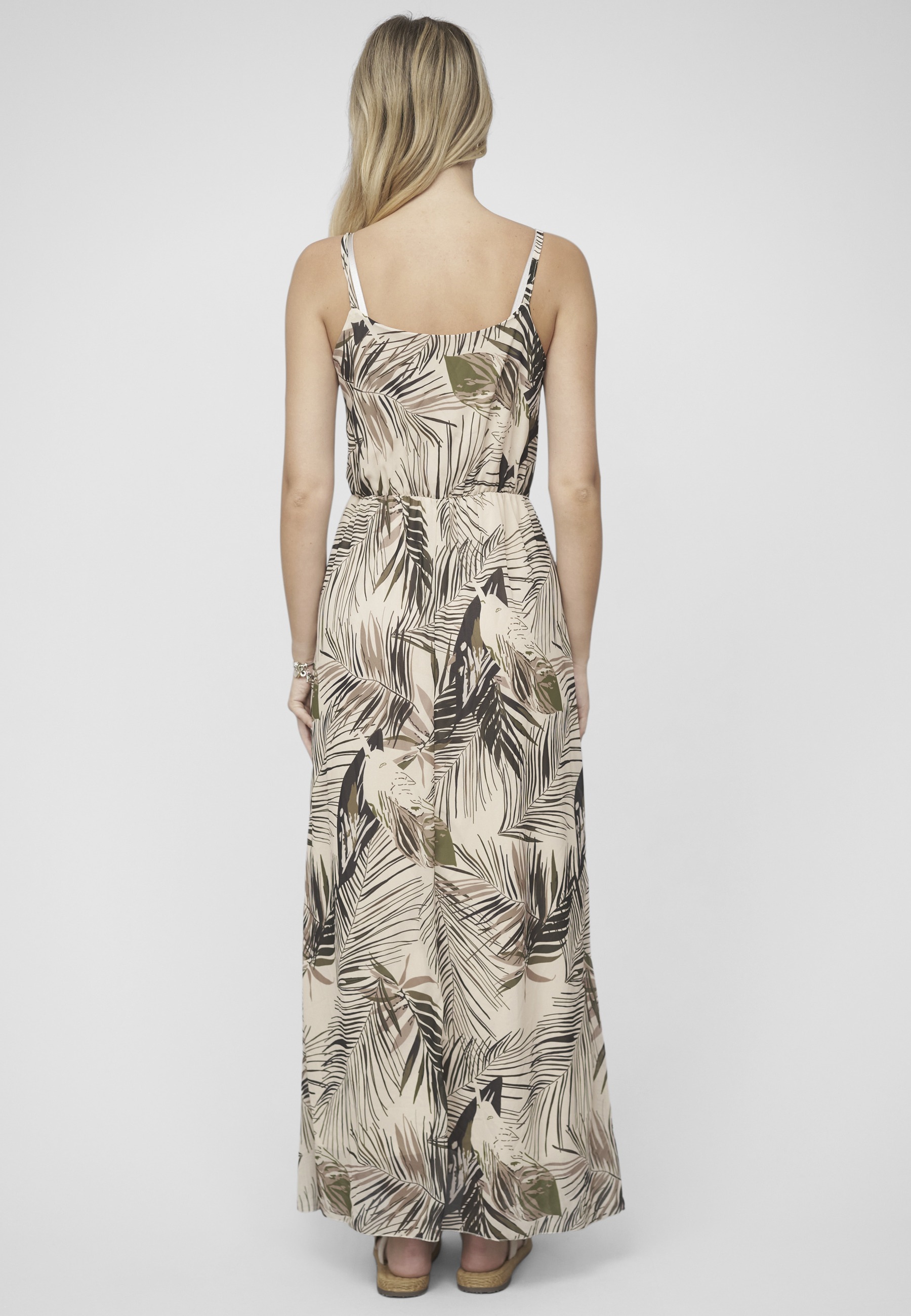 CLOUD 5IVE Shirtkleid »CLOUD 5IVE 2-Layered Maxi-Dress Tropical Print« 1 Stk. tlg.