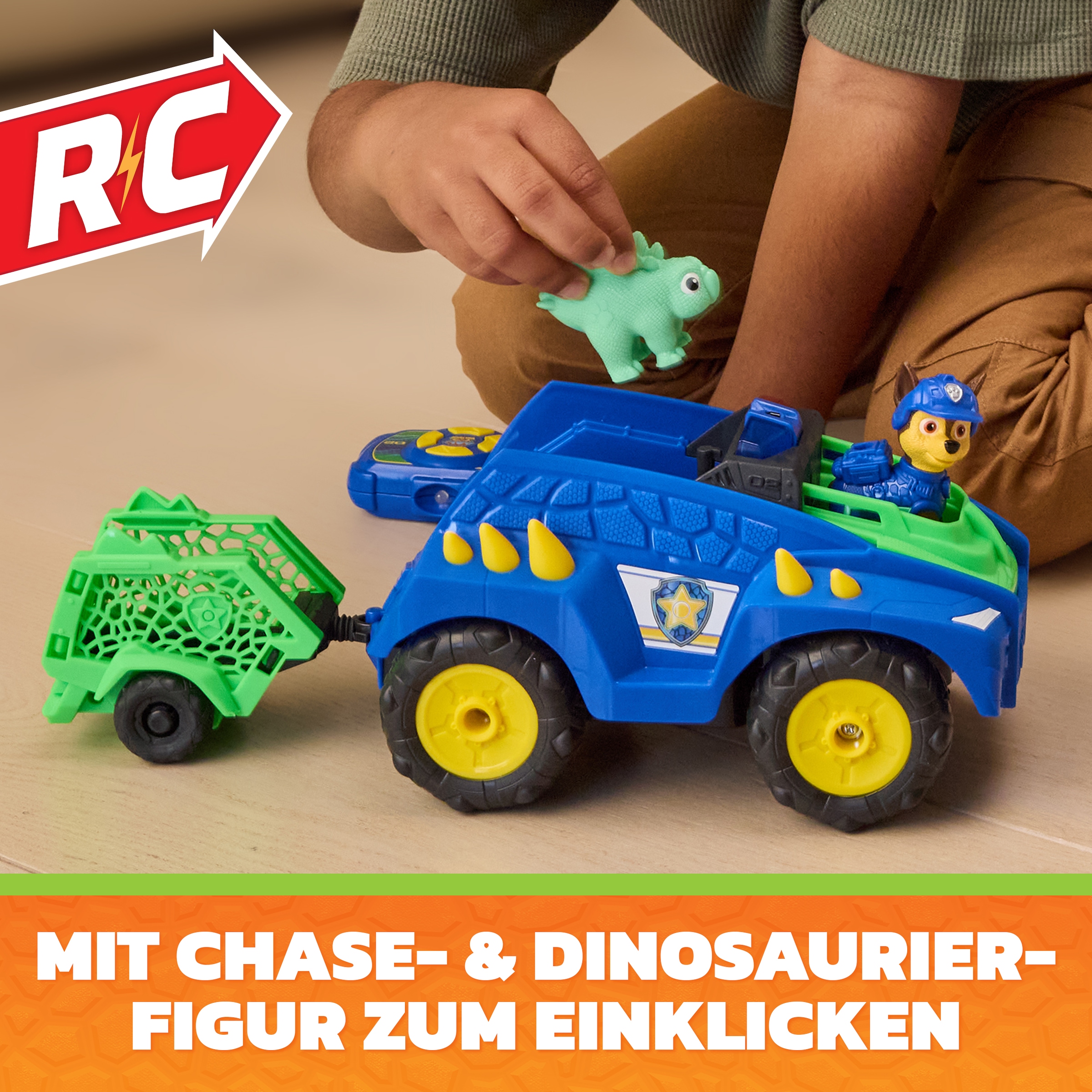 Spin Master RC-Auto »PAW Patrol: Der Dino Film, Chase ferngesteuertes Dino Rettungsfahrzeug«
