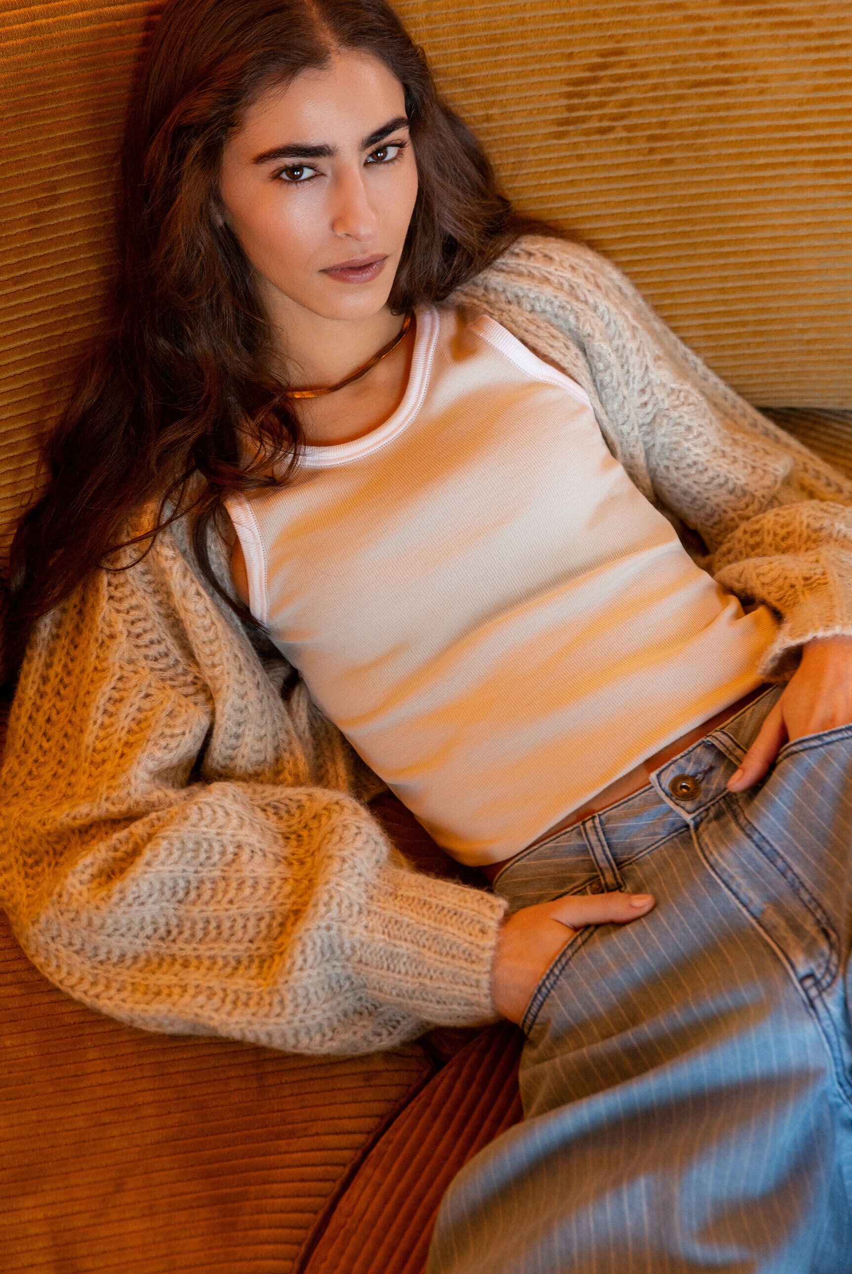 SENSES.THE LABEL Tanktop mit Baumwolle