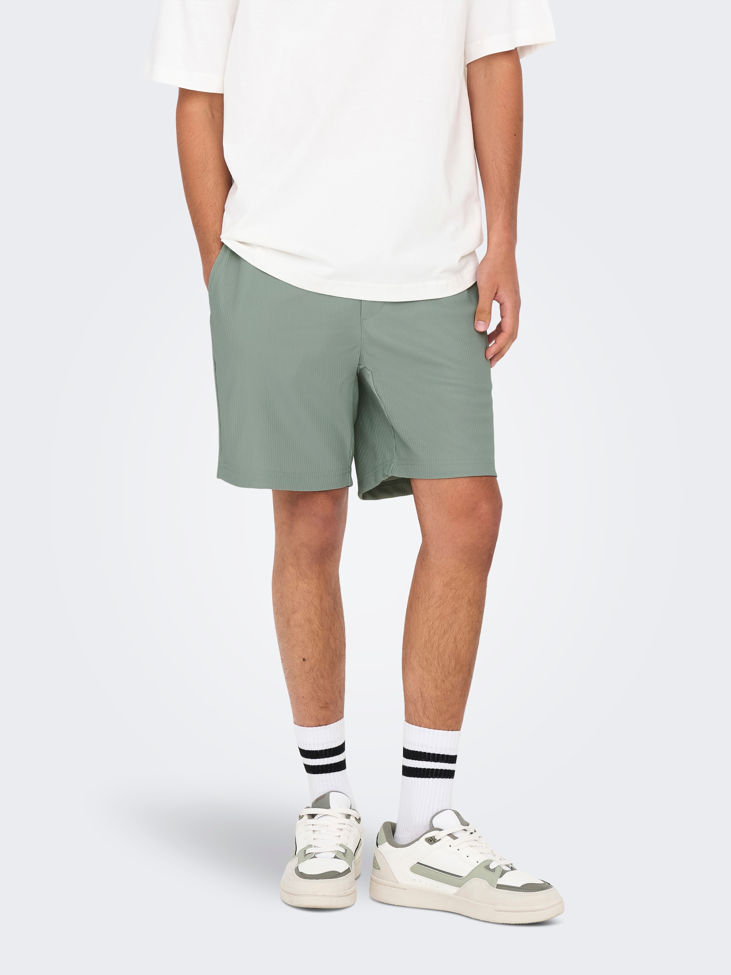 ONLY & SONS Shorts "ONSTEL LIFE PLIZZE SHORTS NOOS" günstig online kaufen