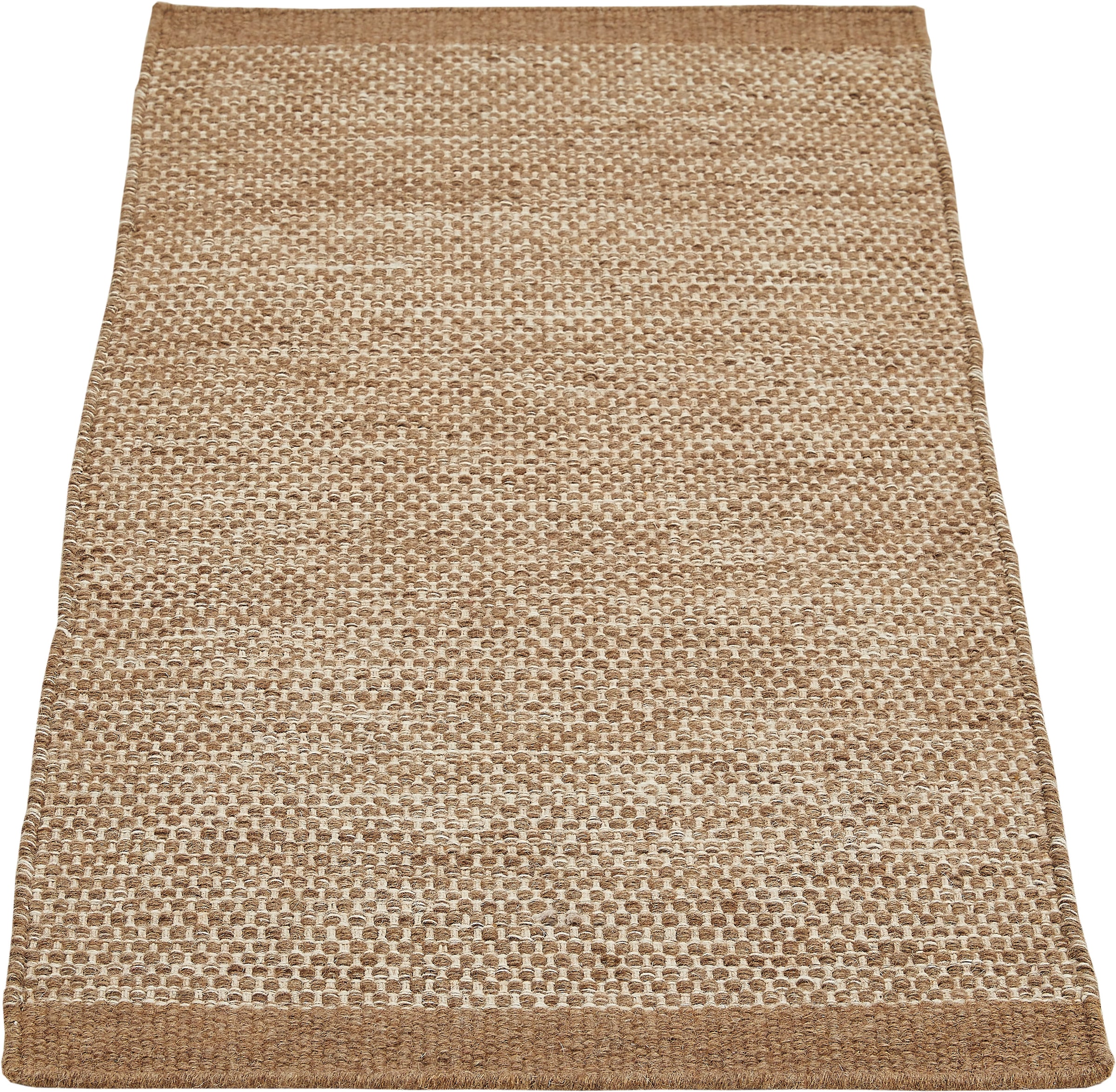 Wollteppich »Visby«, rechteckig, Handweb Teppich, Flachgewebe, handgewebt, reine Wolle