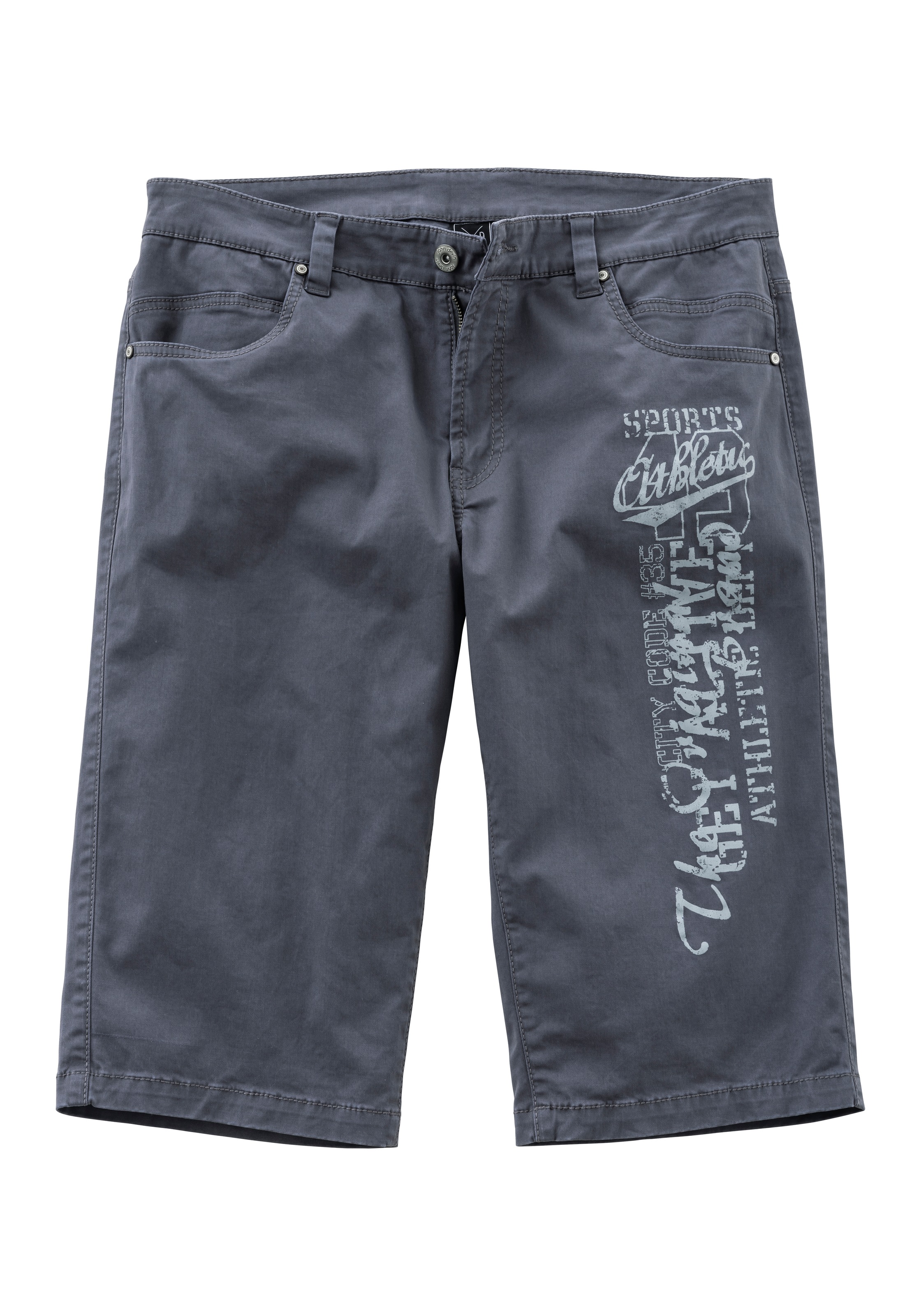 John Devin Bermudas "aus elastischer Baumwollmischung", mit großem Druck au günstig online kaufen