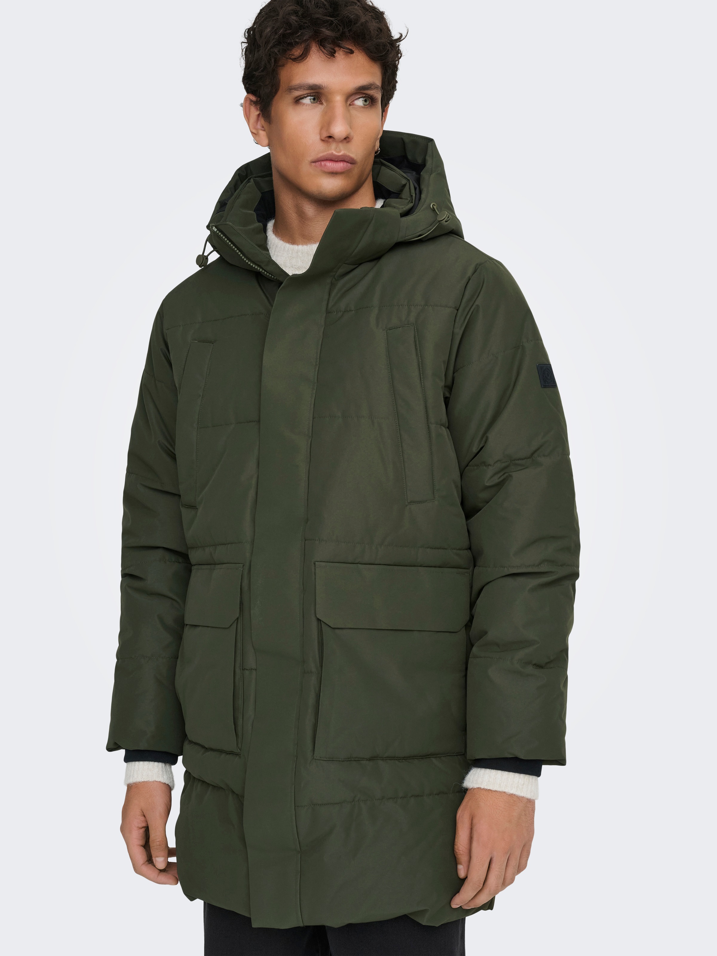ONLY & SONS Parka "ONSCAM PARKA OTW" mit Kapuze günstig online kaufen