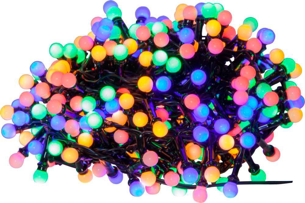 EGLO LED-Lichterkette »BERRY MINI, Weihnachtsdeko«, 300 St.-flammig, schwarz / 300X0,066W / Beleuchtung - Weihnachtsdeko - Winterdeko