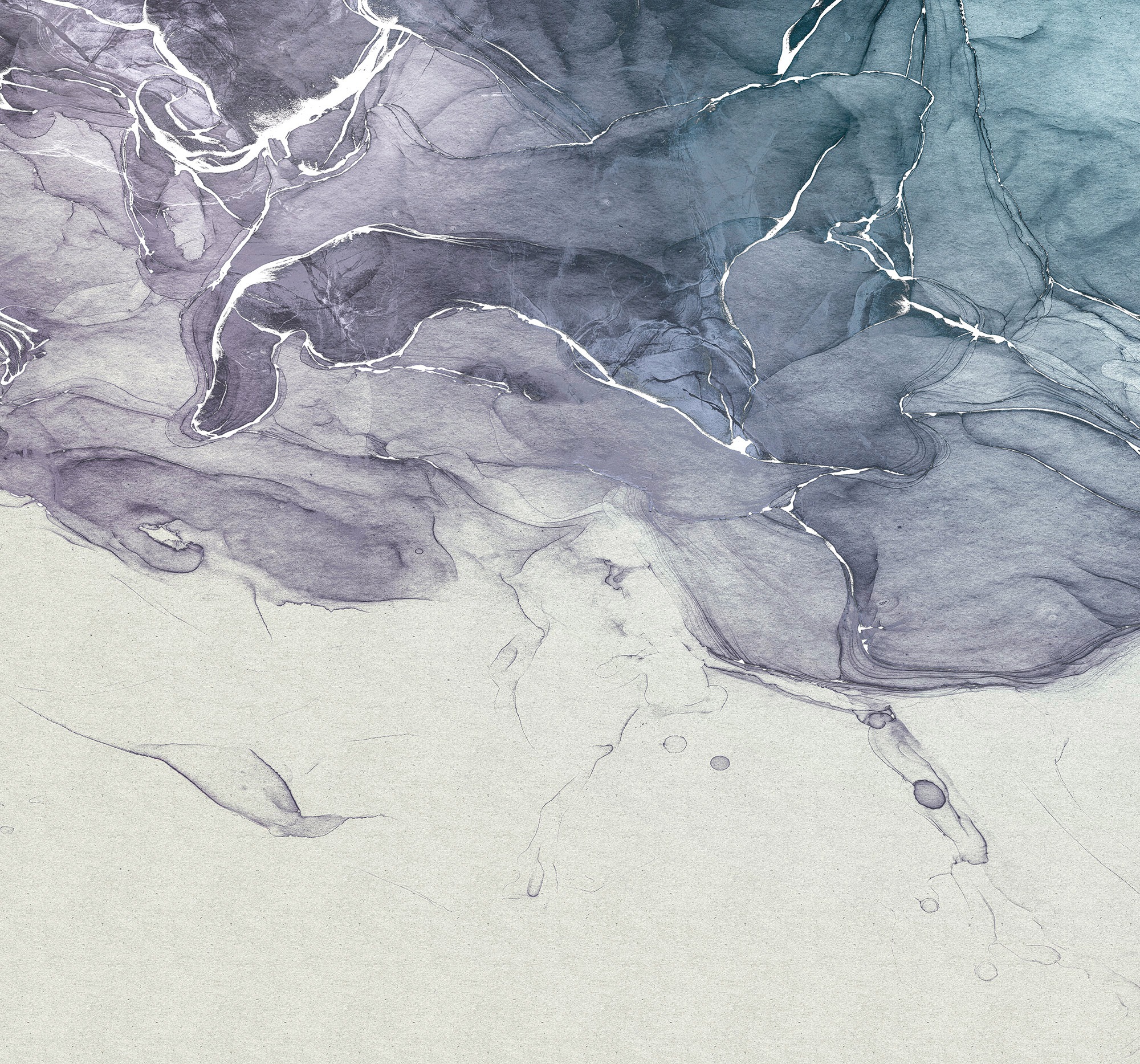 Komar Vliestapete »Ink Blue Fluid« 300x280 c...