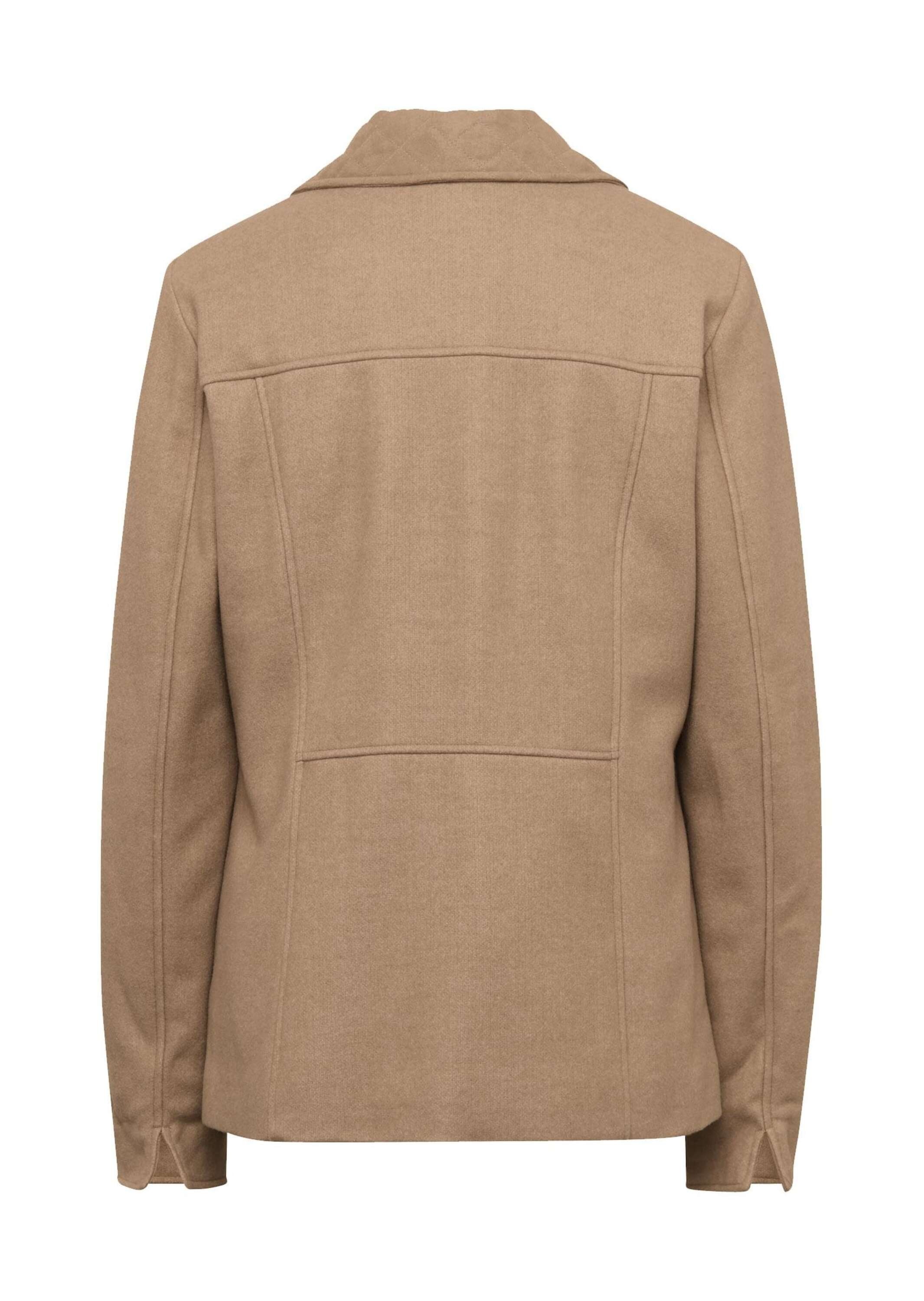 GOLDNER Kurzjacke »Elegante Jacke Jacke in Velourslederoptik«