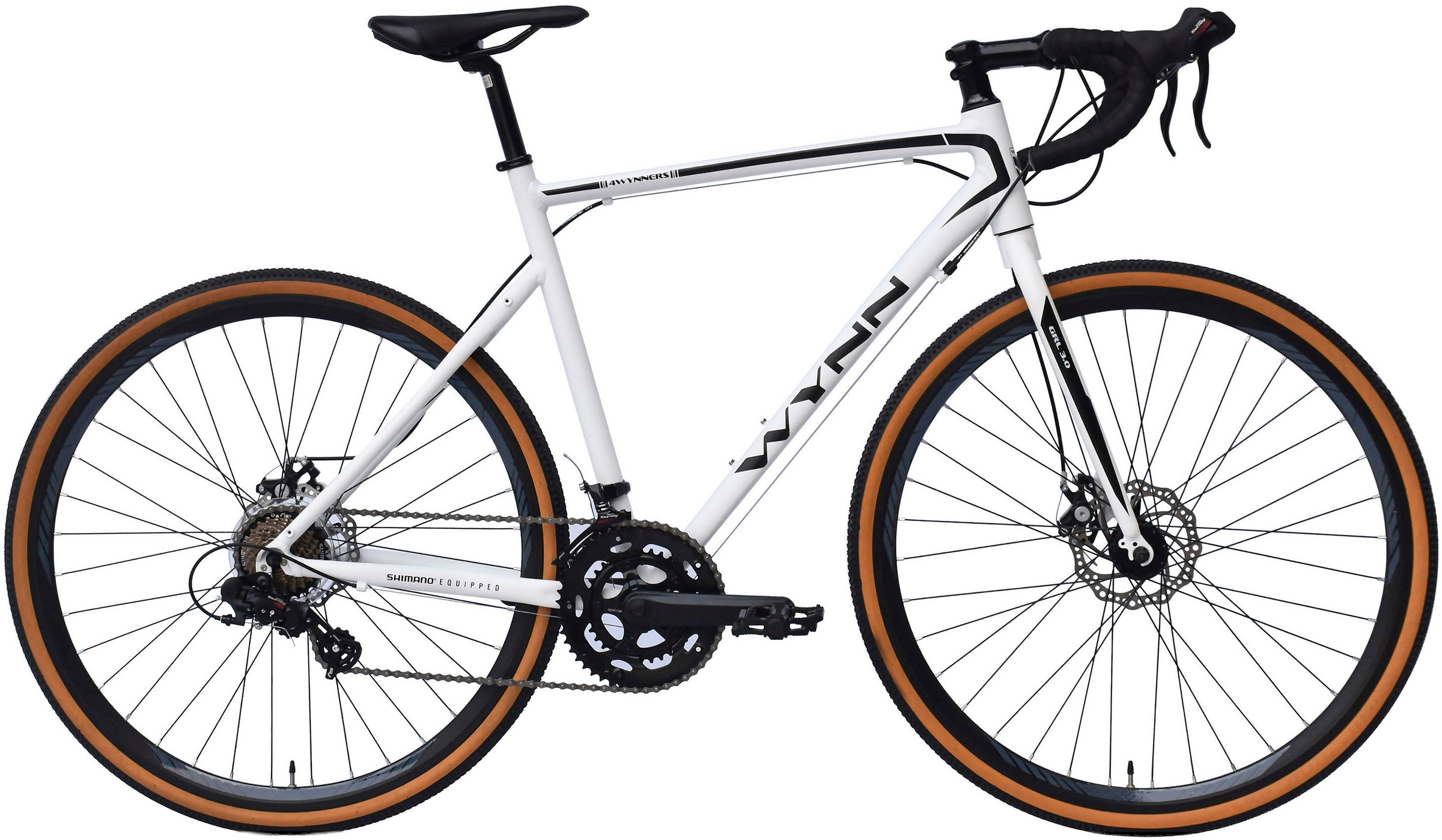WYNN Gravelbike "GRL3.0" 14 Gang Shimano Tourney Schaltwerk Kettenschaltung