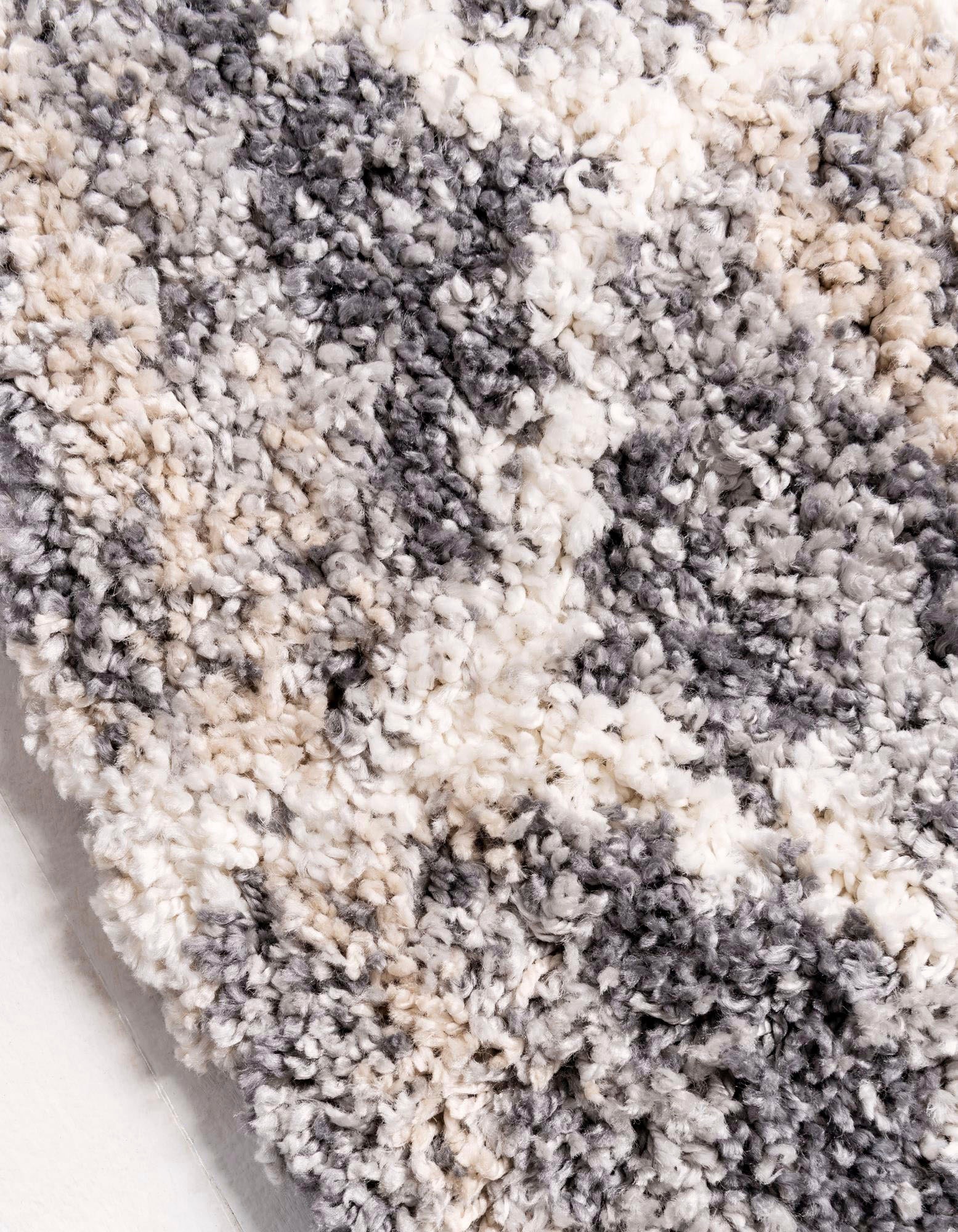 Myflair Möbel & Accessoires Hochflor-Teppich »Top Shag Lagerräumung«, rund, 32 mm Höhe, gewebt, melierte Optik, weich & kuschelig