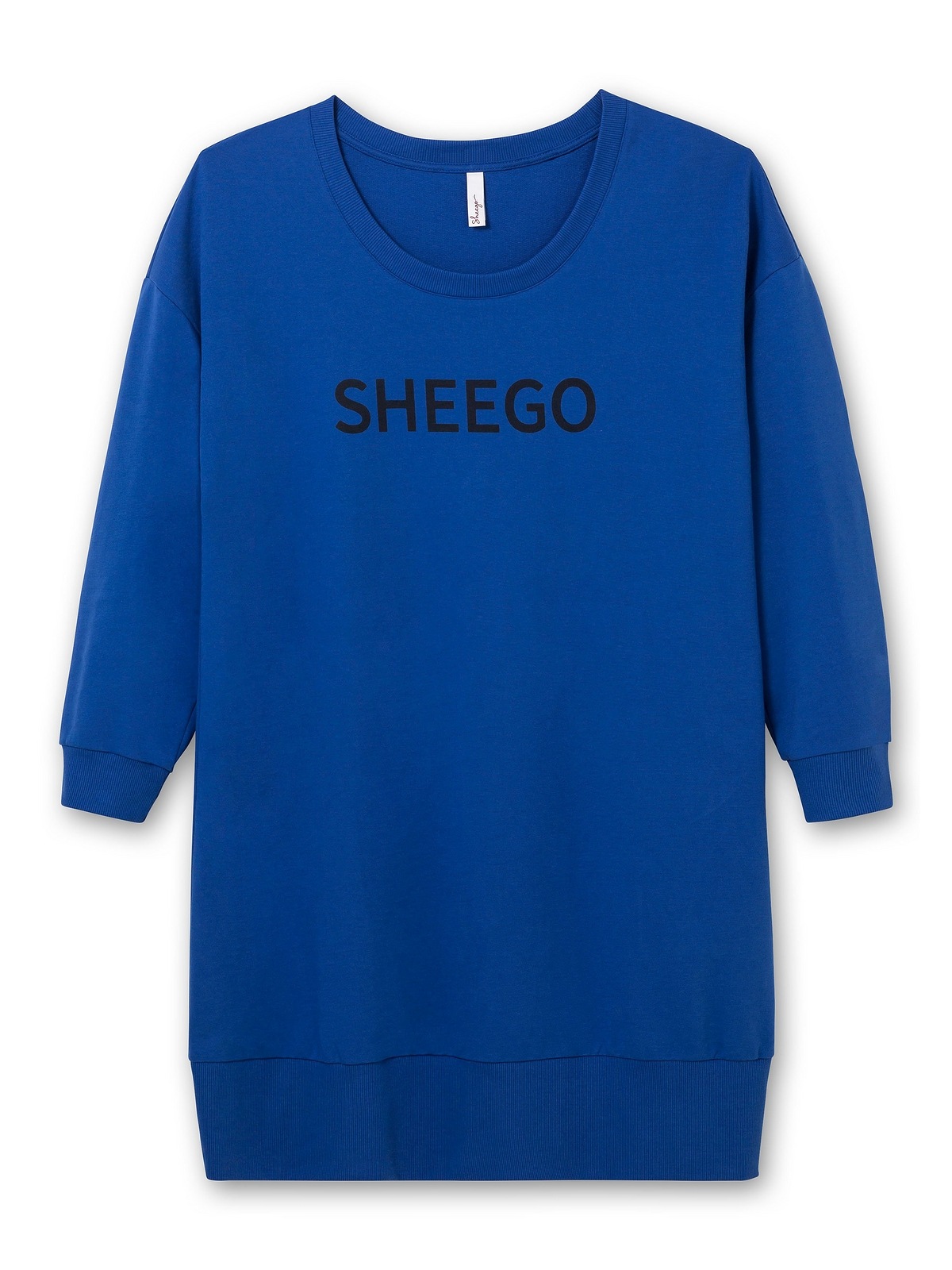 Sheego Sweatkleid »Große mit kaufen | Größen«, Logo-Frontdruck BAUR online