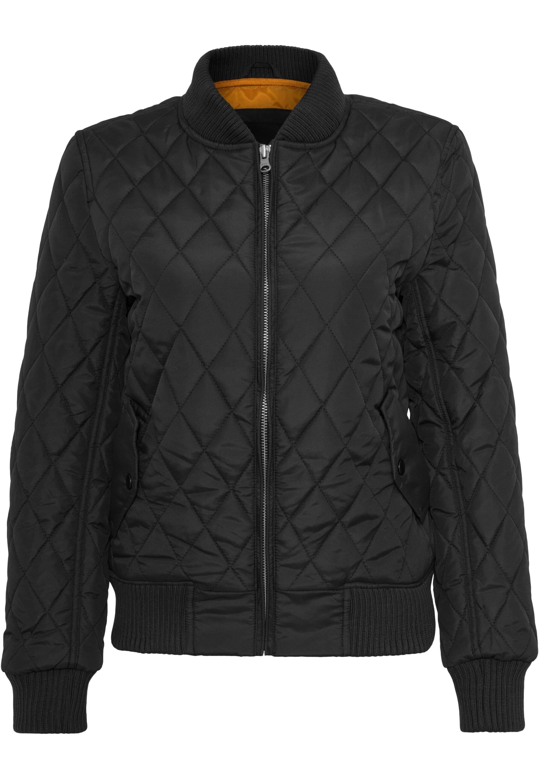 URBAN CLASSICS Allwetterjacke "Urban Classics Damen Ladies Diamond Quilt Nylon Jacket", (1 St.), ohne Kapuze