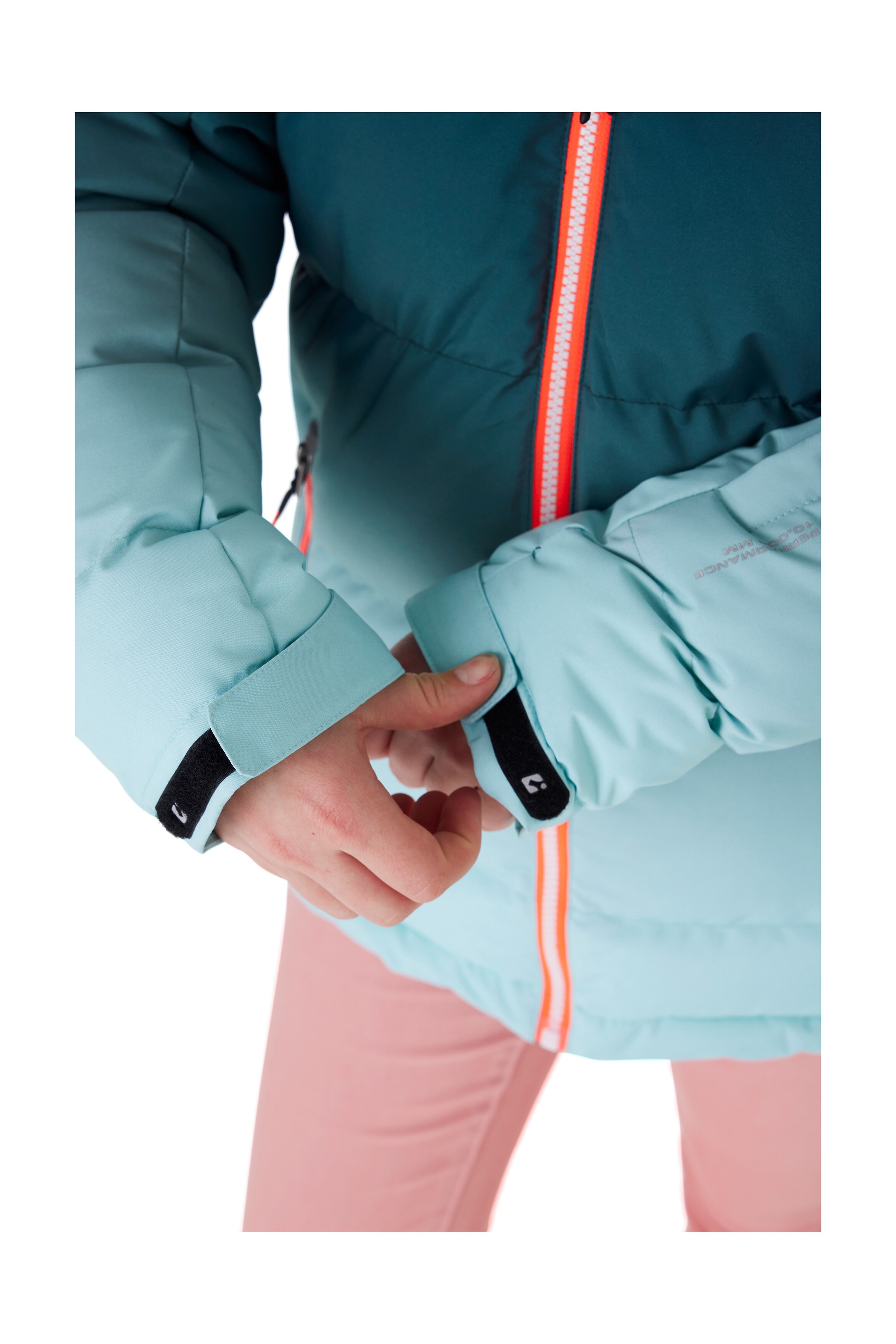 Killtec Skijacke »KSW 330 GRLS SKI QLTD JCKT«, Wasserabweisende Winterjacke, atmungsaktiv, verstellbare Kapuze