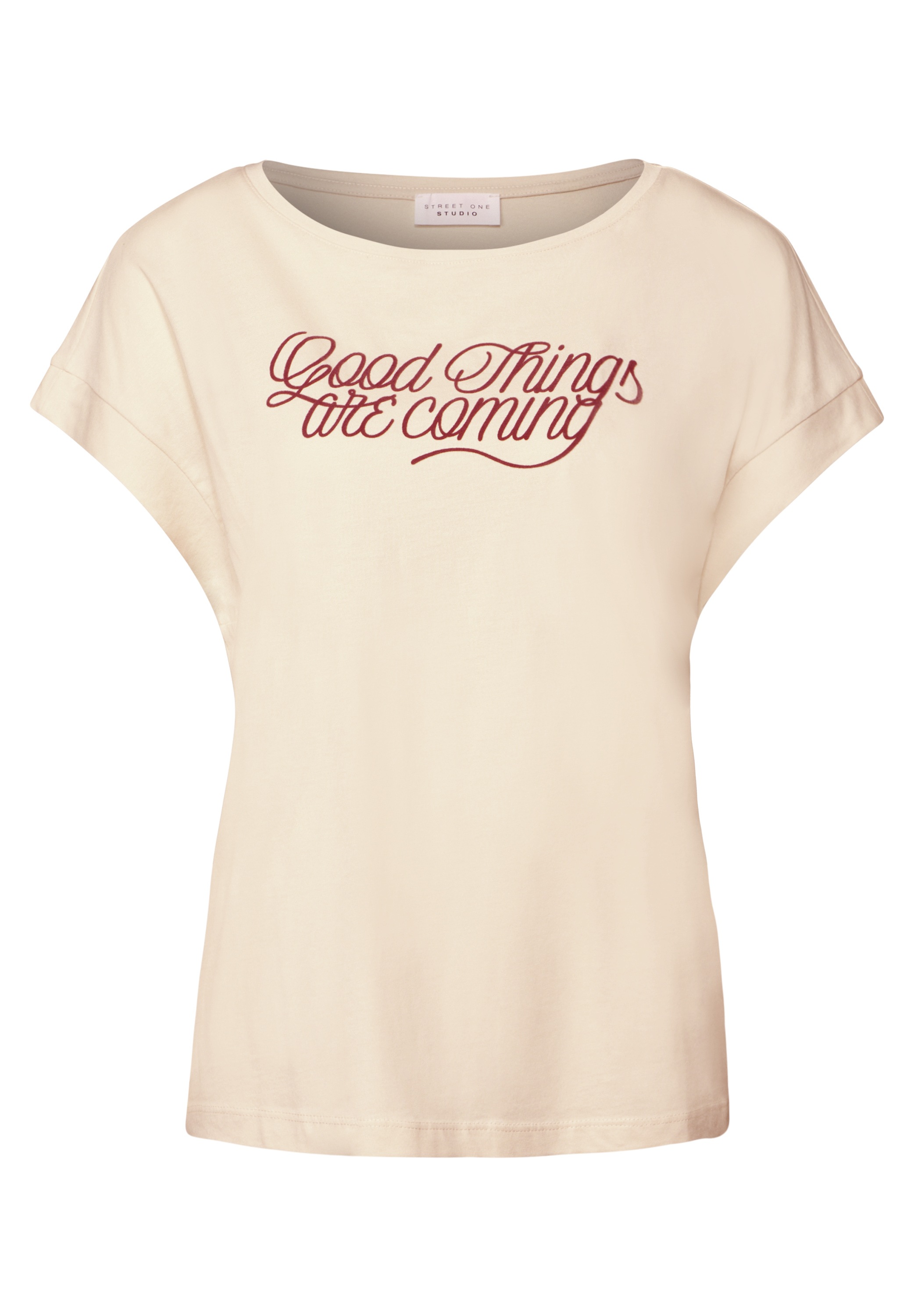 STREET ONE STUDIO T-Shirt, im soften Baumwoll-Mix