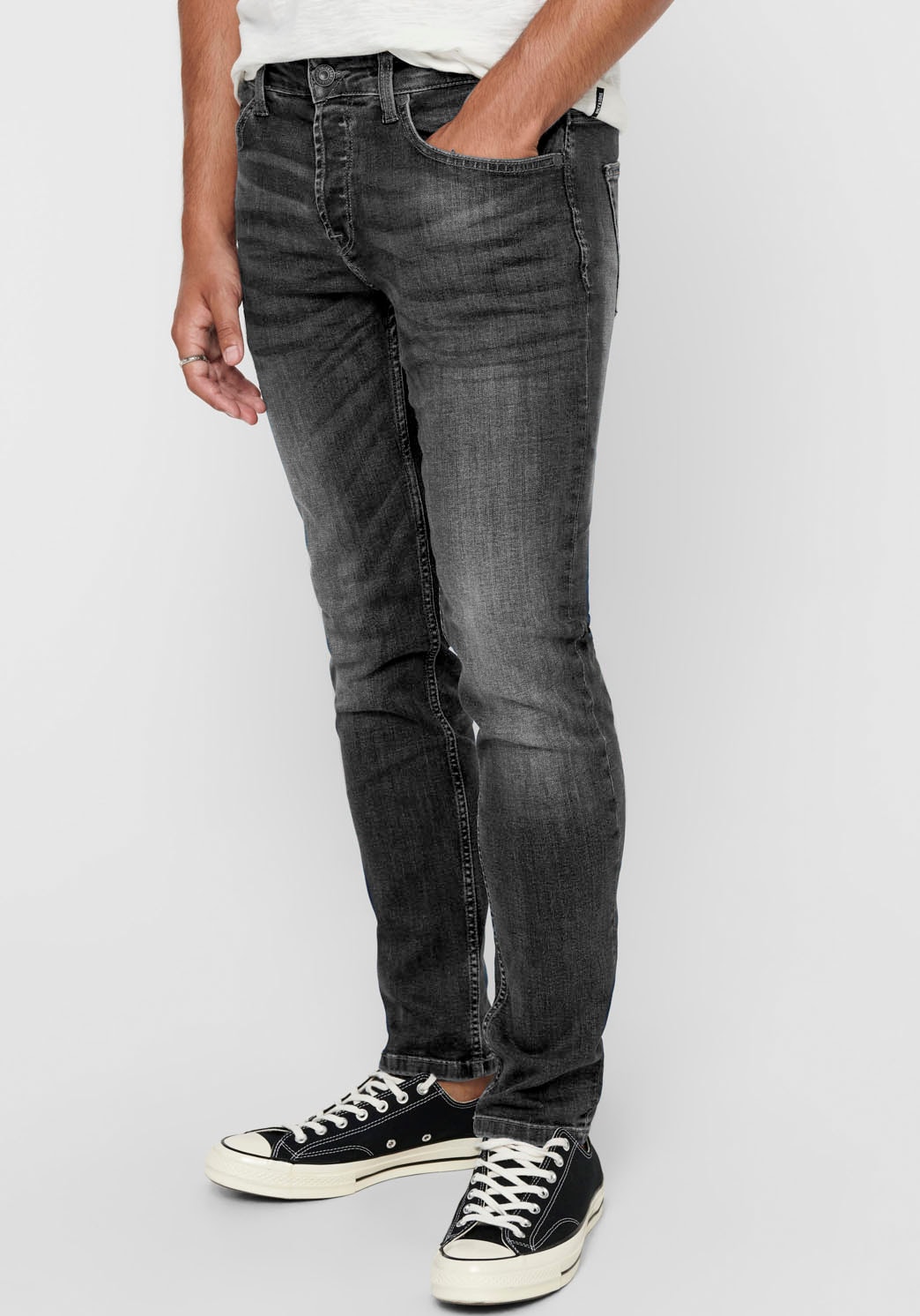  ONLY & SONS siauri džinsai »ONSWEFT RE...