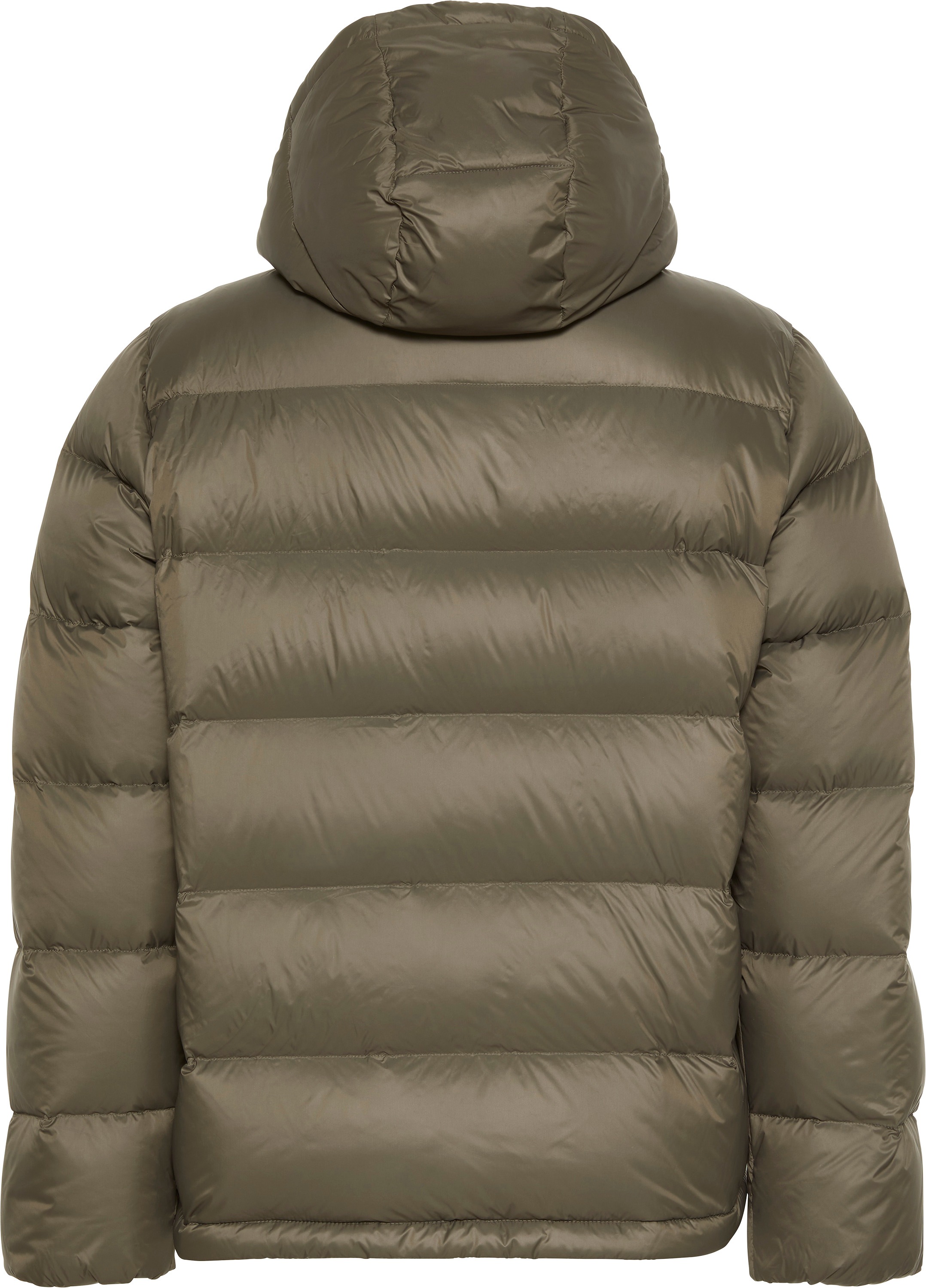 Calvin Klein Jeans Steppmantel »LS NYLN ZP OFF HD DW«, Mit Rundhalsausschnitt