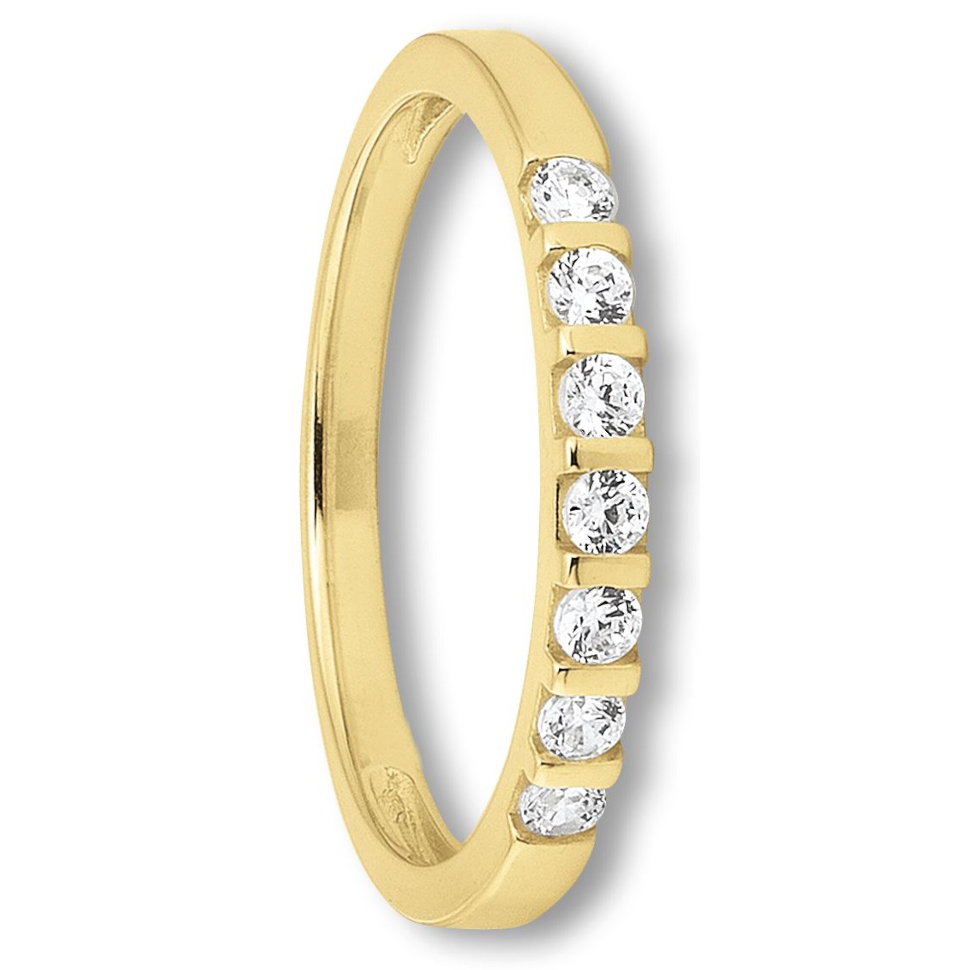 Goldring ONE ELEMENT Zirconia Ring 333 Yellow Gold Size 60