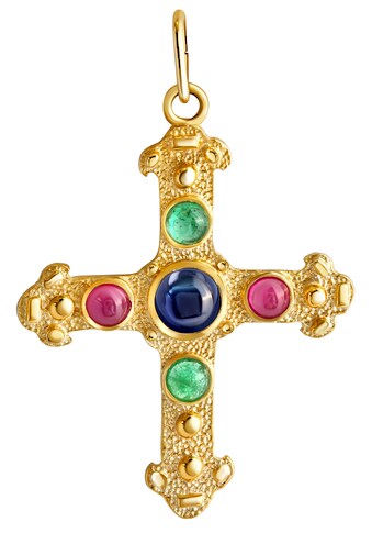 Kreuzanhänger »Schmuck Geschenk Gold 375 Halsschmuck Anhänger Halskette Kreuz«
