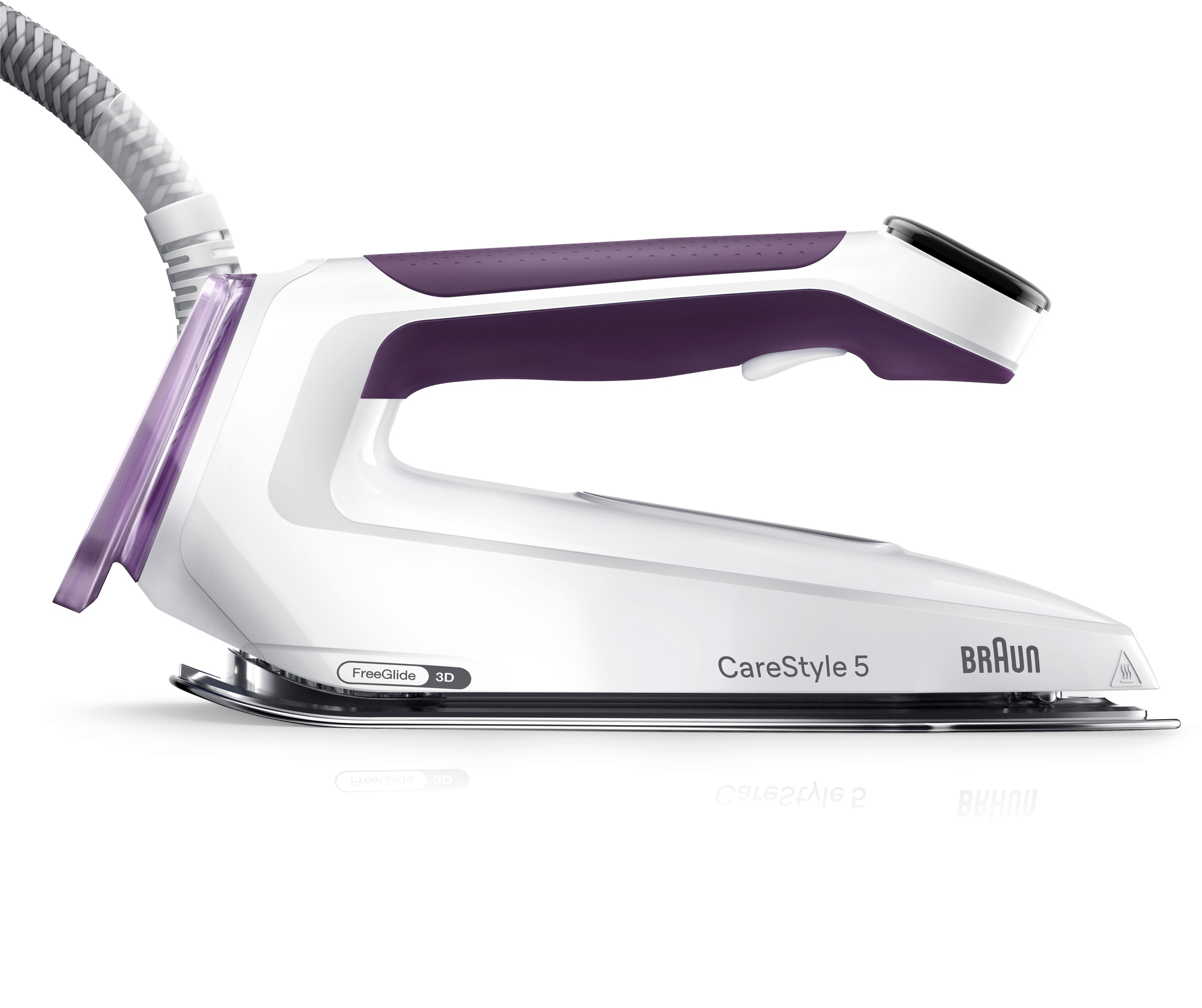 Thumbnail - Braun Dampfbügelstation "CareStyle 5 IS 5247 VI - 7,5 bar, 500 g Dampfstoß, 2,0 l Wassertank" 2.000 ml Wassertank 145 g ...