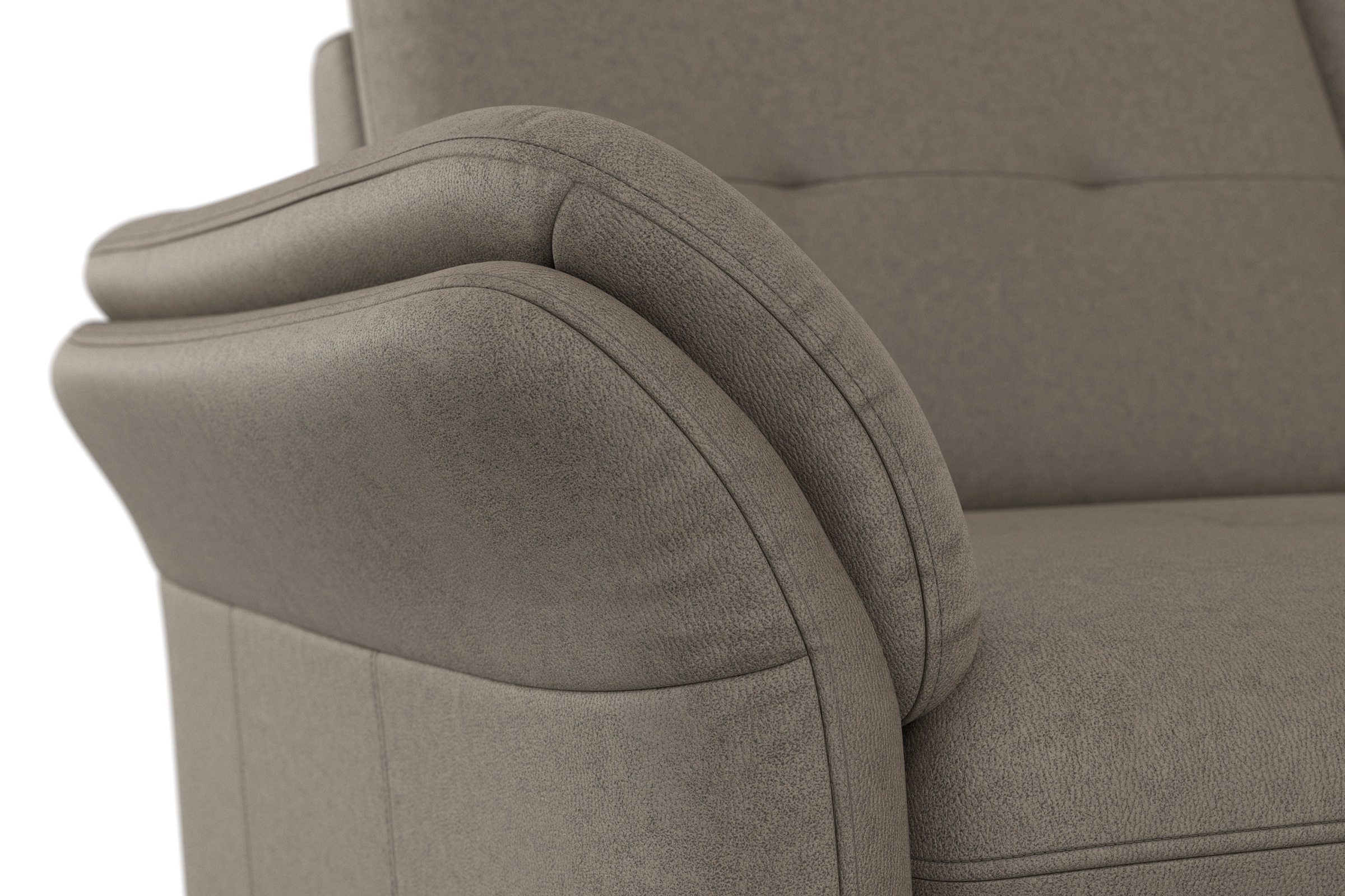 sit&more Ecksofa »Göteborg«, Sitztiefenverstellung und Federkern, wahlweise mit Bettfunktion