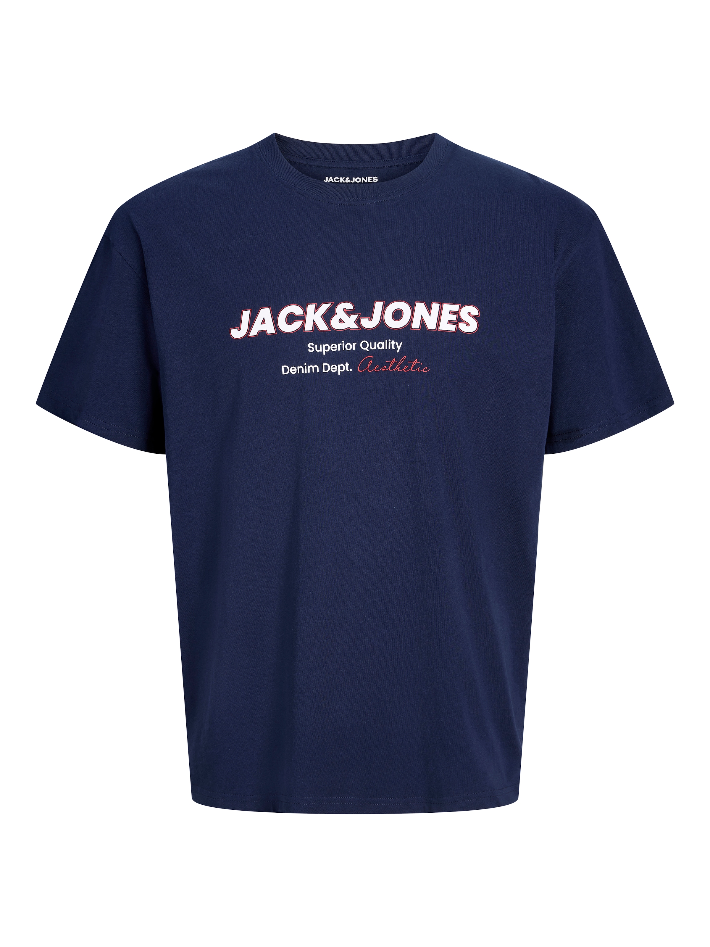 Jack & Jones T-Shirt »JJABBO TEE SS CREW NECK« Baumwolle, locker geschnitten