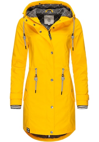 PEAK TIME Regenjacke »L60042«, stylisch taillierter Regenmantel für Damen kaufen