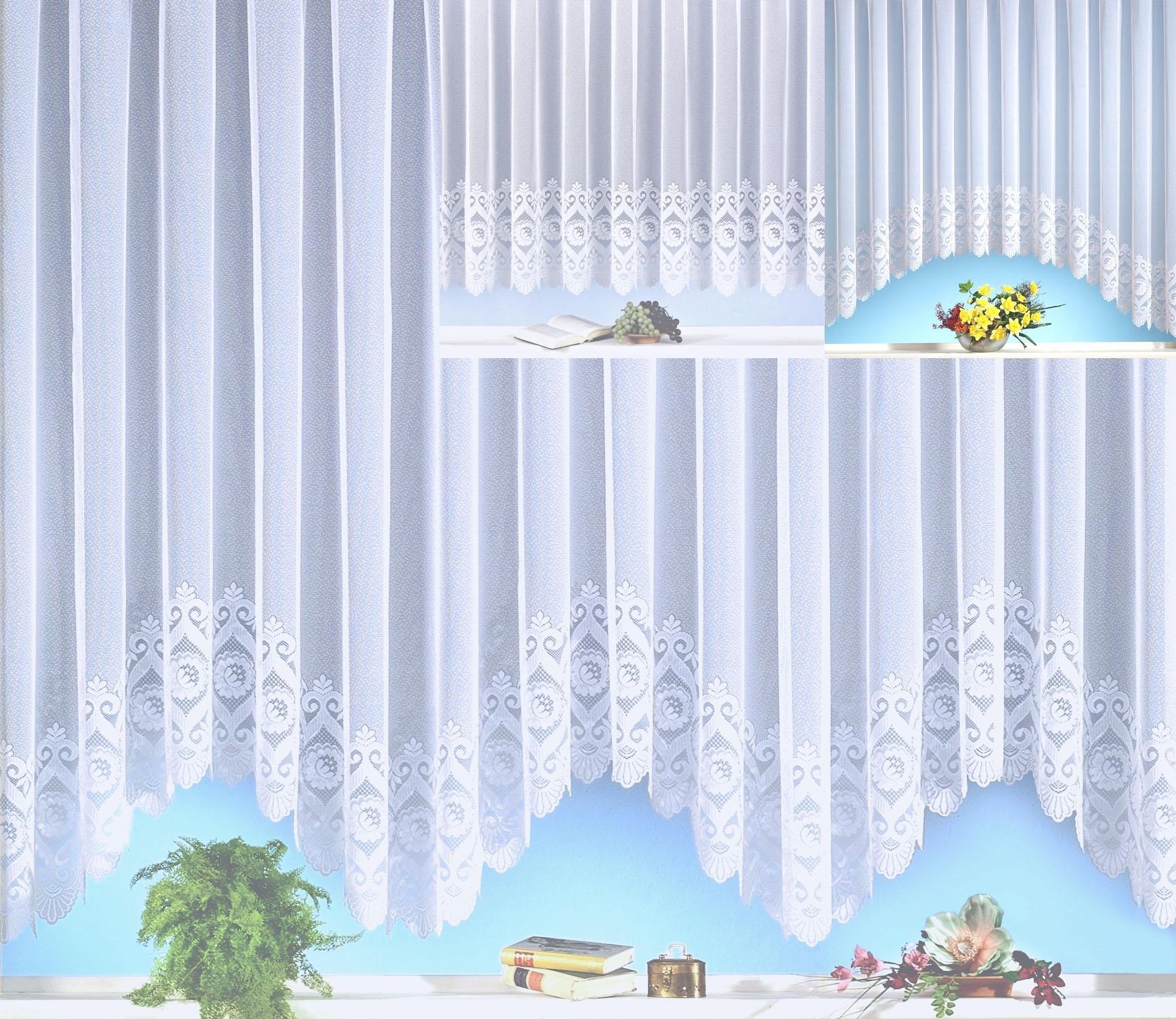 Weckbrodt Gardine "Homburg" Kräuselband 1 Stk. tlg. Bogenstore, Jacquard, h günstig online kaufen