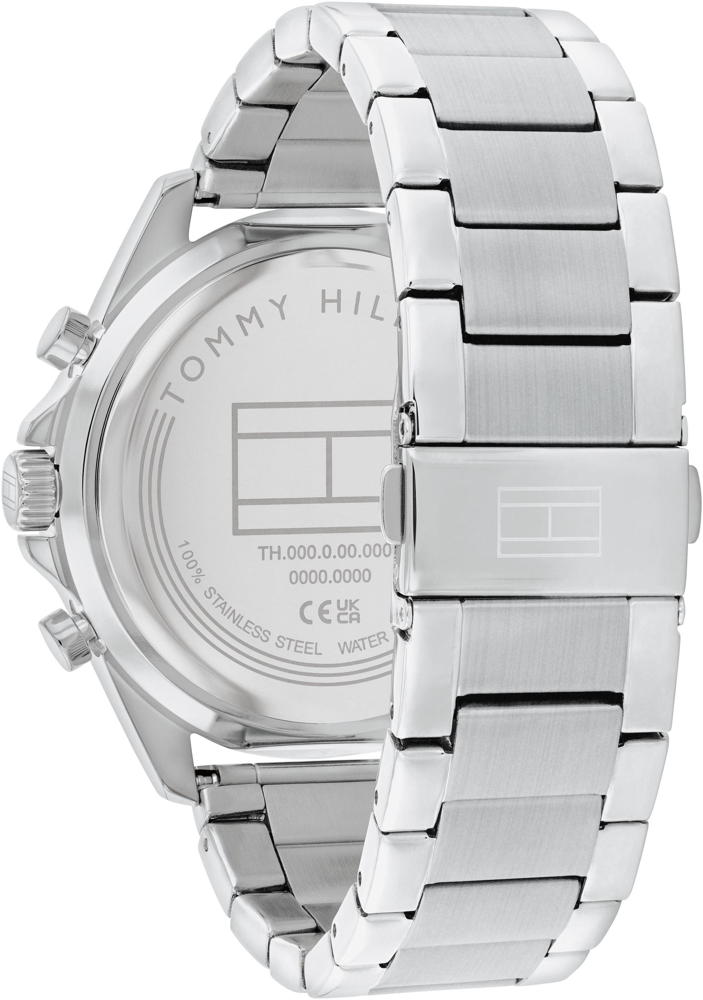 Tommy Hilfiger Multifunktionsuhr »JAX«, Quarzuhr, Armbanduhr, Herrenuhr, Edelstahlarmband, analog, Tag