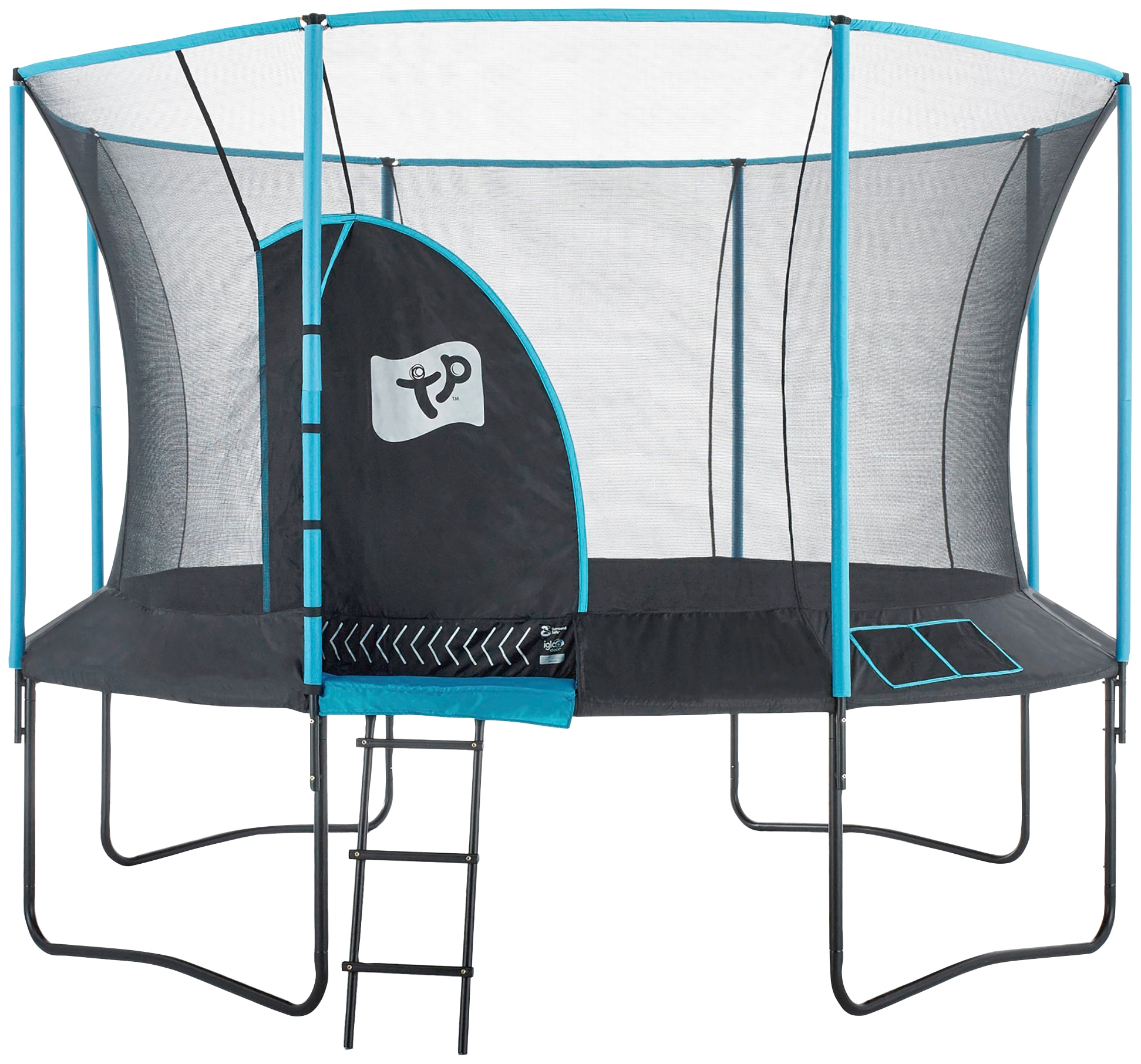 TP Toys Gartentrampolin »Genius«, ØxH: 366x269 cm