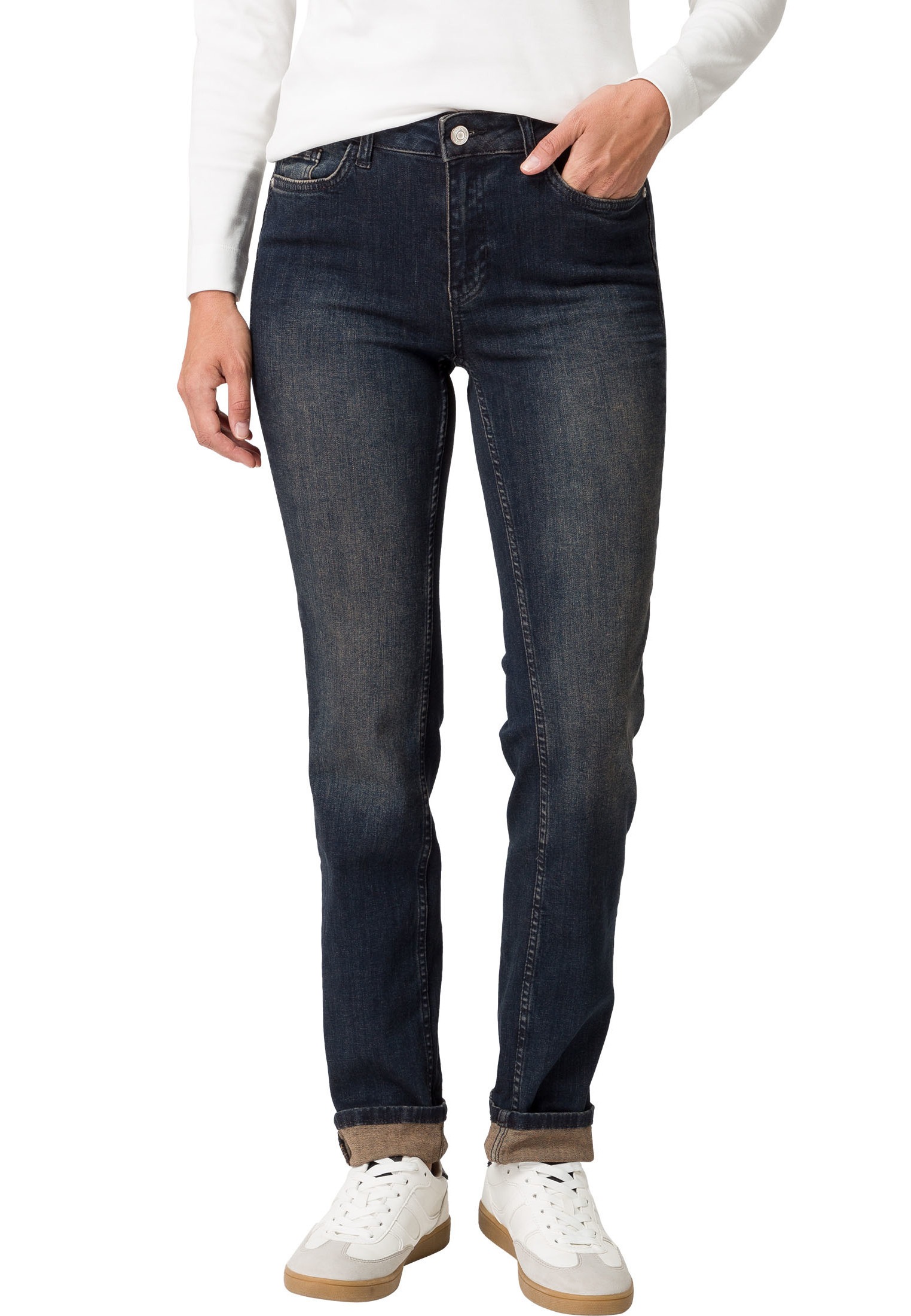 Slim-fit-Jeans »zero Jeans Straight Leg Style ORLANDO 32 Inch«