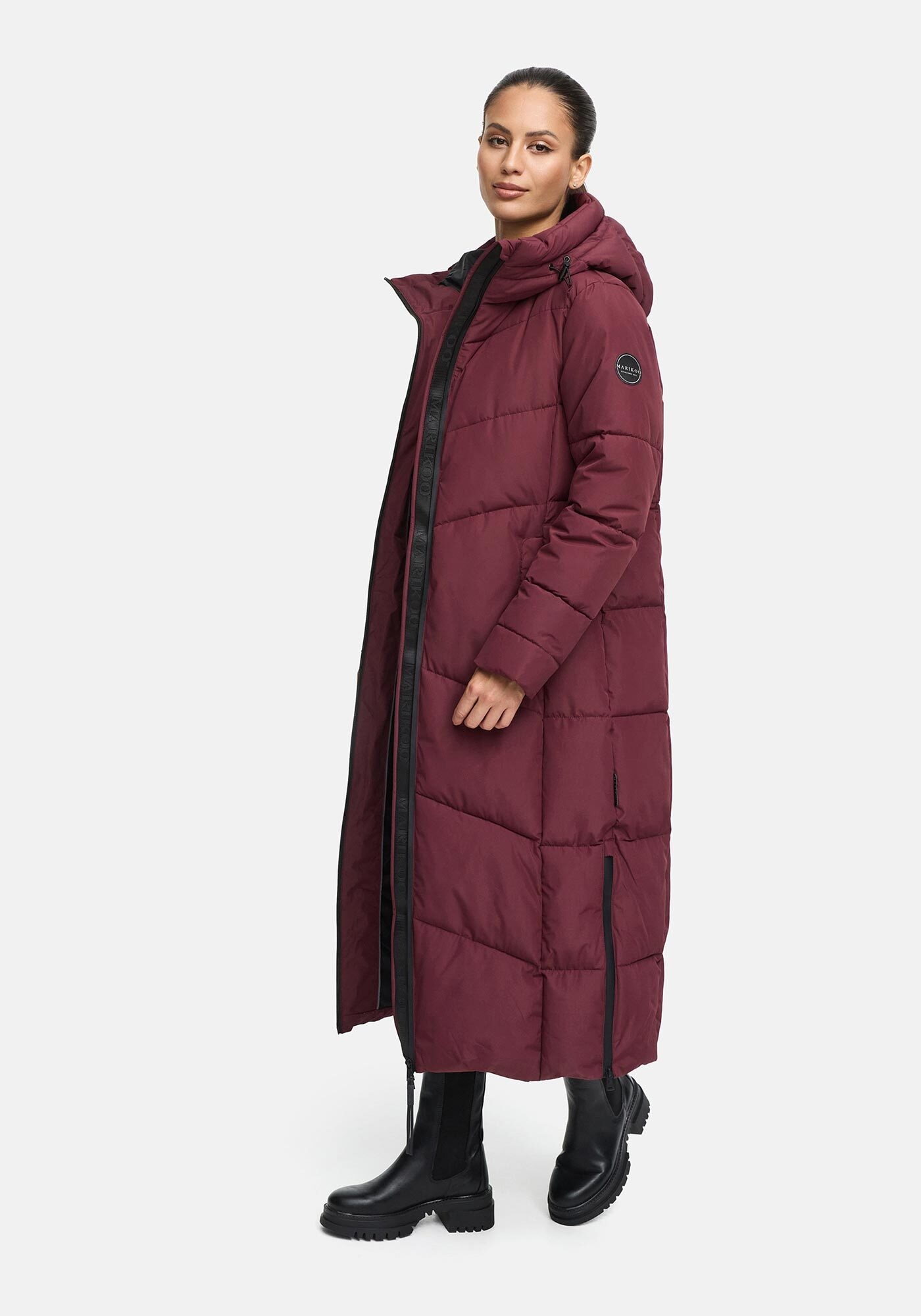 Marikoo Winterjacke »Firella«, extra langer Designer Winter Parka
