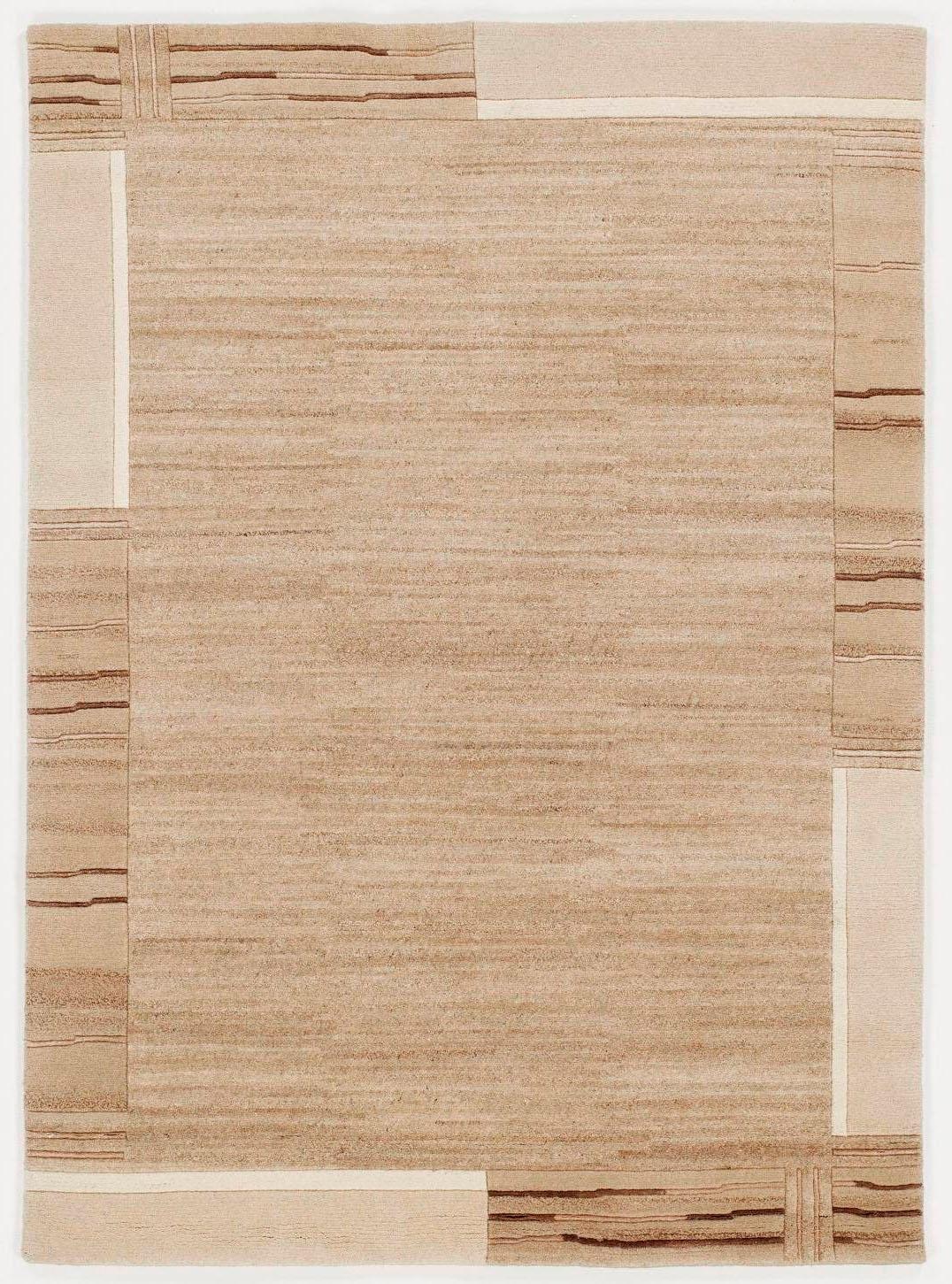 OCI DIE TEPPICHMARKE Orientteppich »Savana Kite, Wollteppich«, rechteckig, 6 mm Höhe, handgeknüpft, Nepal, reine Wolle für ein warmes Raumklima, Wohnzimmer