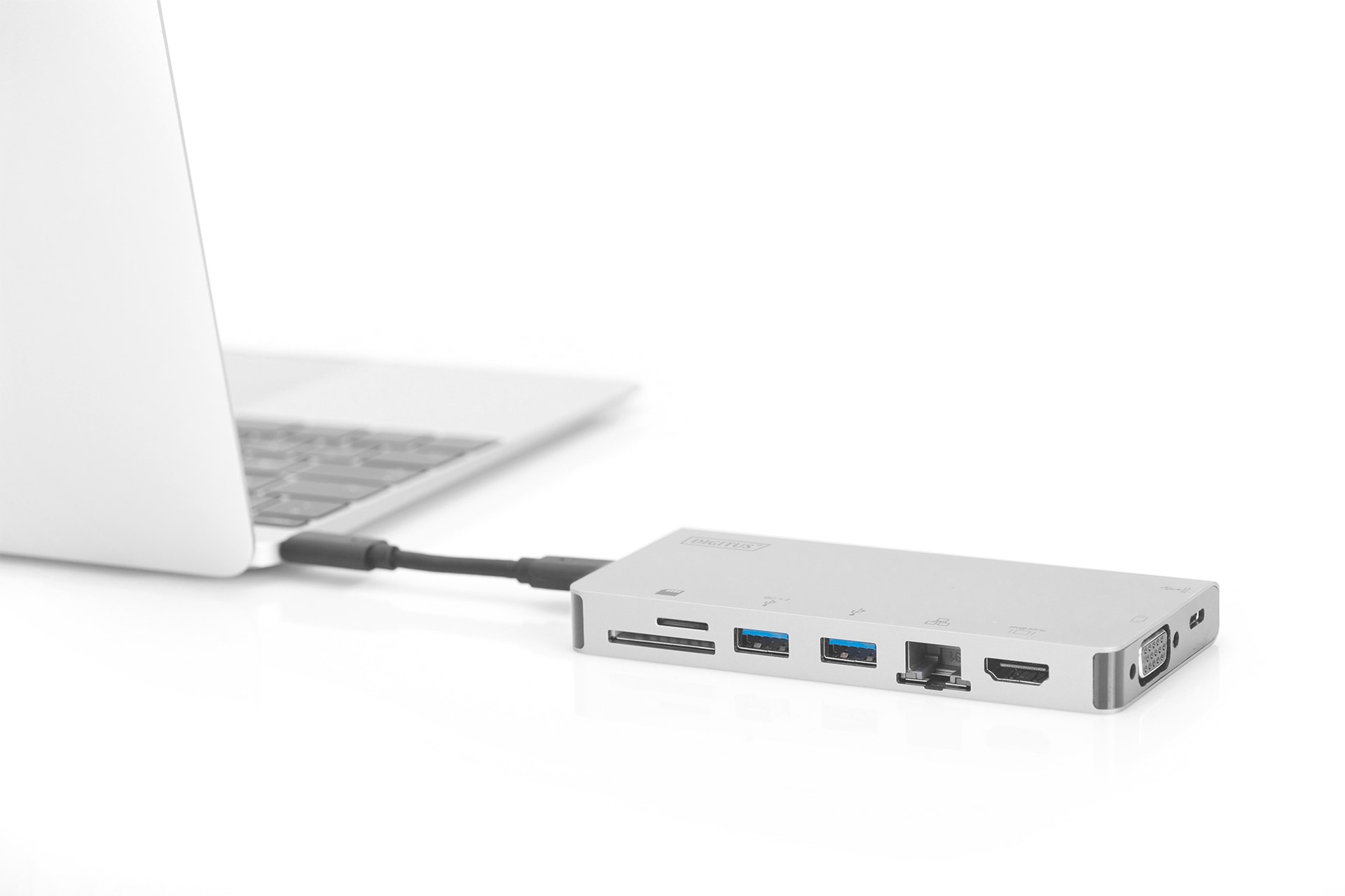 Digitus Laptop-Dockingstation »USB Type-C™ Multiport Travel Dock, 8-Port«