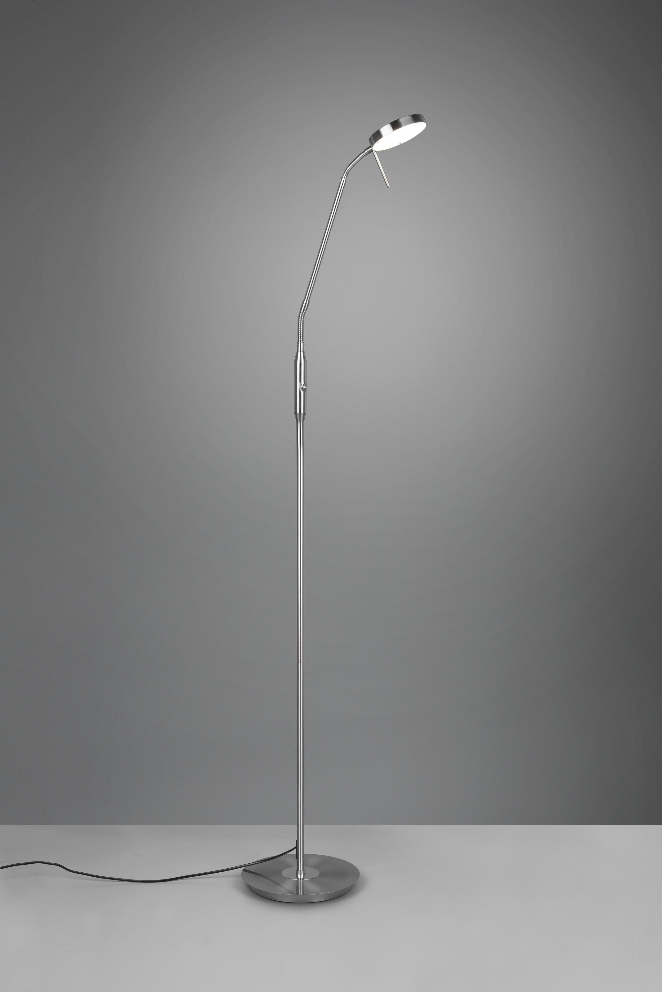 TRIO Leuchten LED Stehlampe »MONZA, Stehleuchte mit Sensordimmer Lichtfarbe einstellbar 2300-4000K«, 1 flammig, Leuchtmittel LED-Board | LED fest integriert, Leuchtenkopf flexibel verstellbar Memoryfunktion Höhe 145-160 cm
