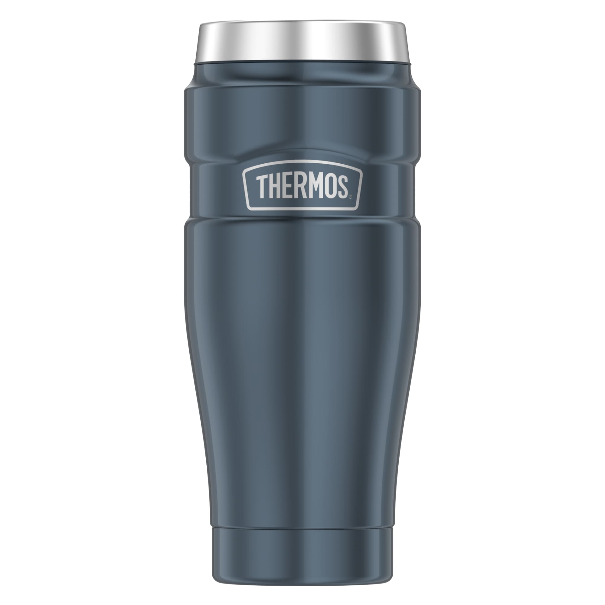 THERMOS Thermobecher »STAINLESS KING MUG, doppelwandiger Edelstahl, spülmaschinenfest« 0,47l, 7h heiß & 18h kalt, absolut dicht, DrinkLock – Verschlusssystem