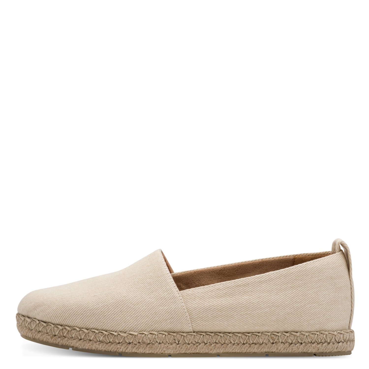Tamaris Espadrille  , Sommerschuh, Slipper, Schlupfschuh mit Juterahmen am Plateau