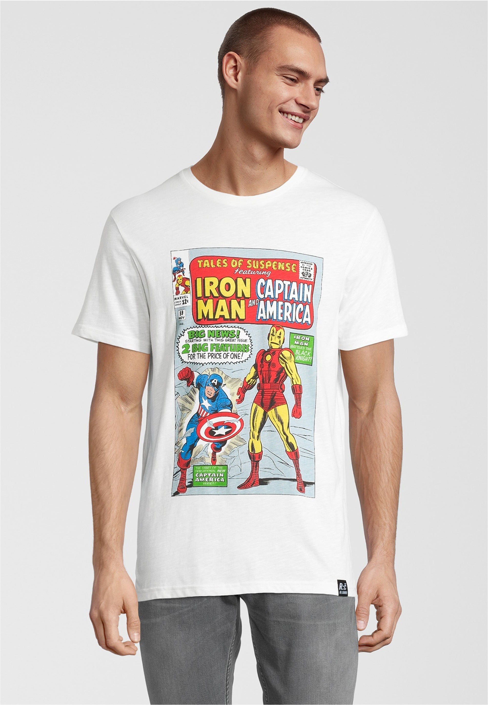 Recovered T-Shirt "Marvel Tales Of Suspense", mit angesagten Marvel Comics günstig online kaufen