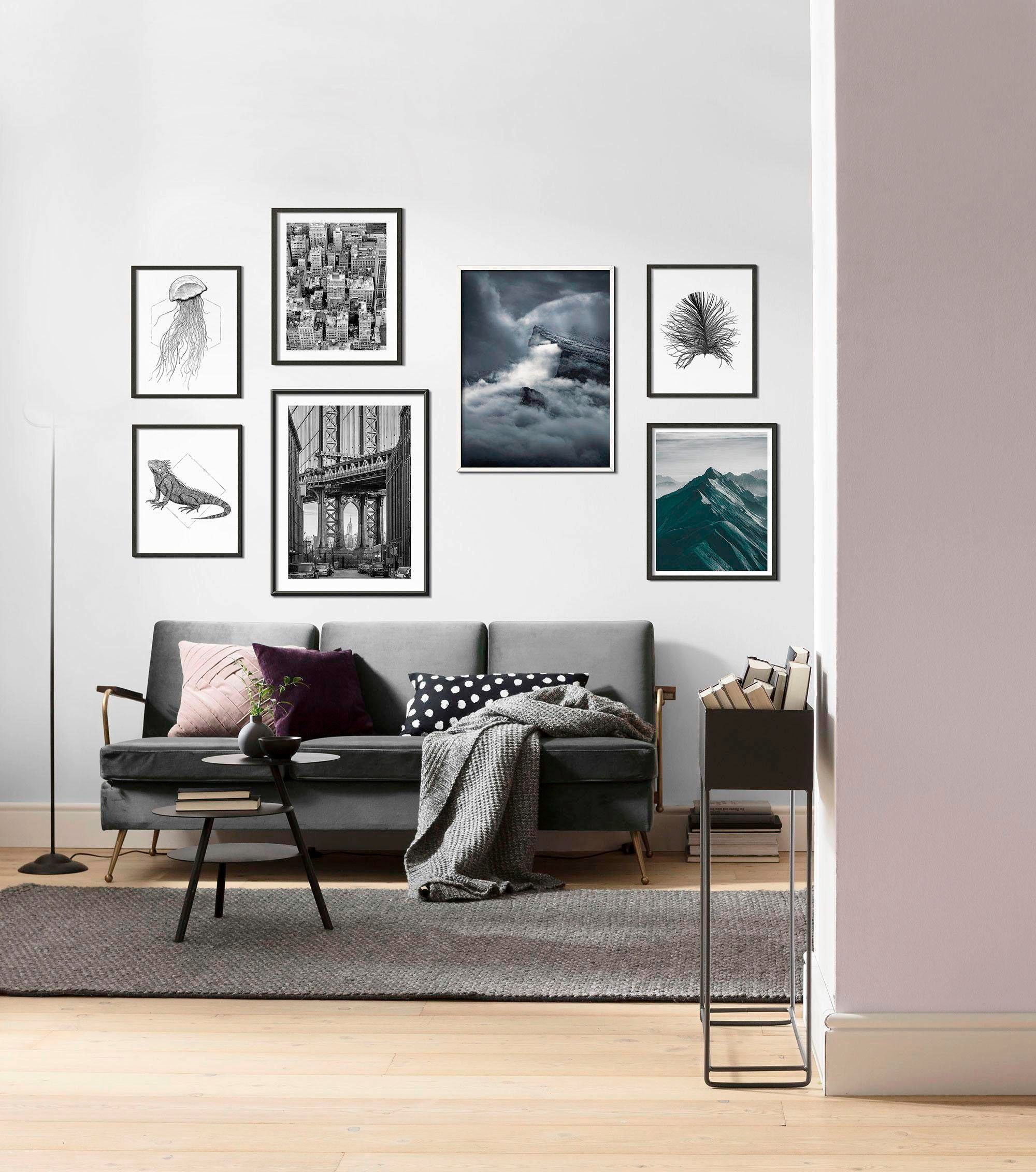 Komar Bild »Roof Top« Städte 1 Stk. tlg. Wandbild zur Dekoration - ohne Rahmen