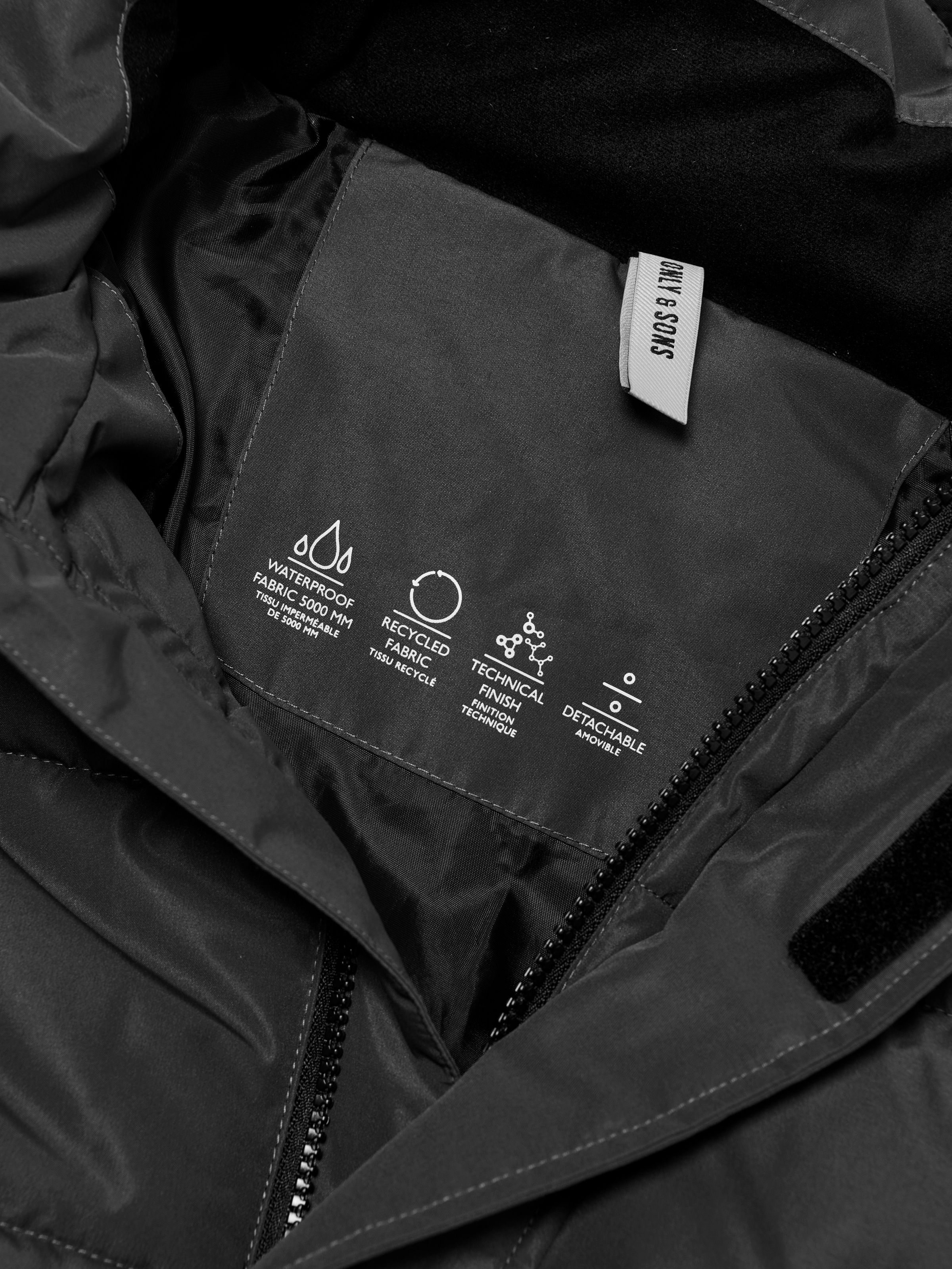 ONLY & SONS Steppjacke »ONSCAYSON PUFFA OTW NOOS«, mit Kapuze