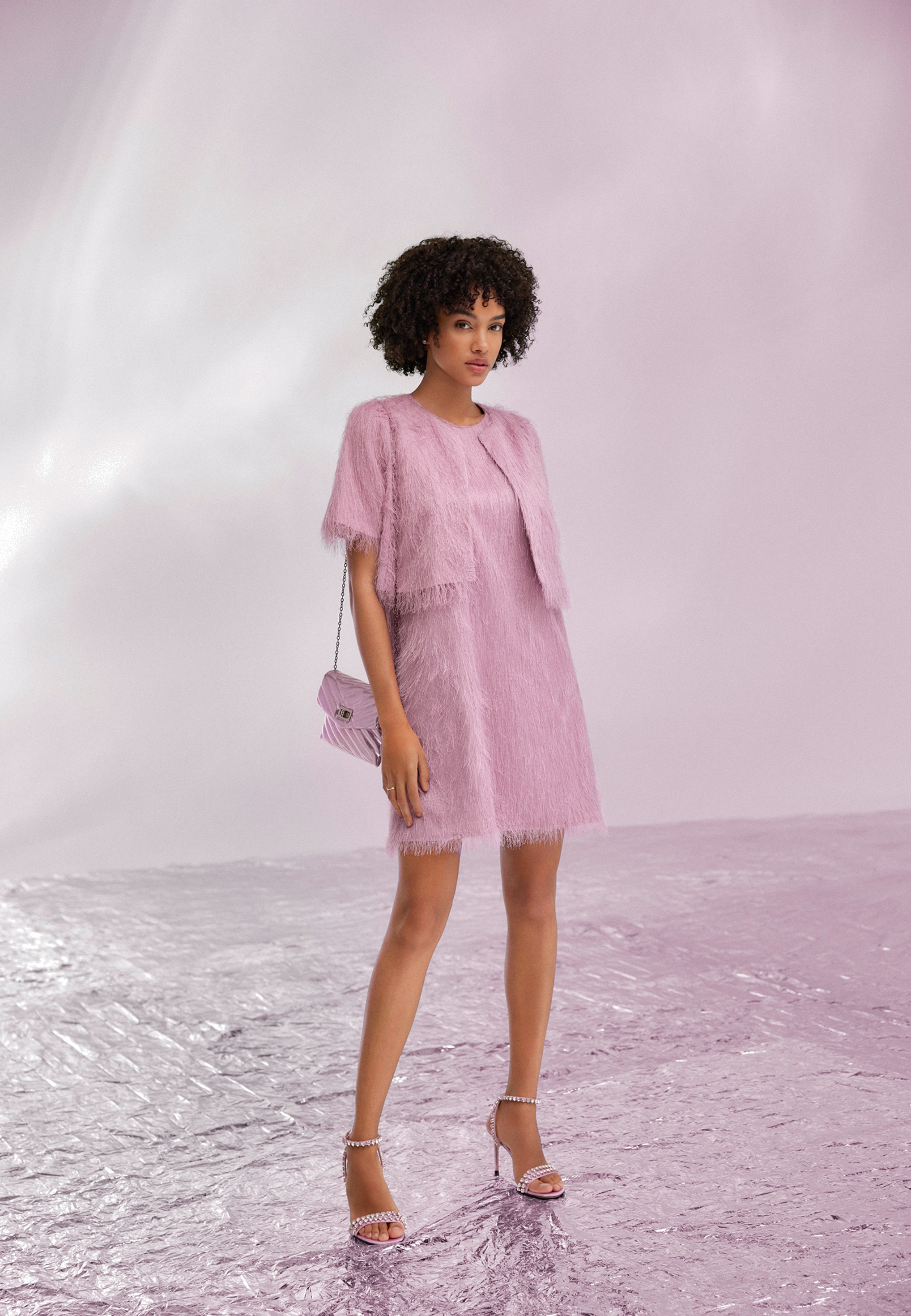 Vera Mont Abendkleid »Damen mit Fransen« Ohne Tasche Material