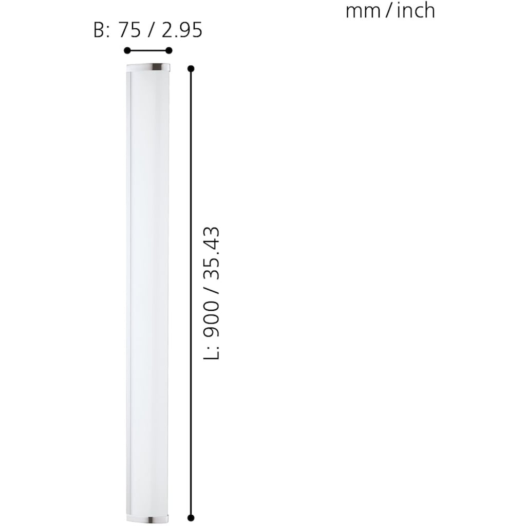 EGLO LED Wandleuchte »GITA 2«, 1 flammig-flammig