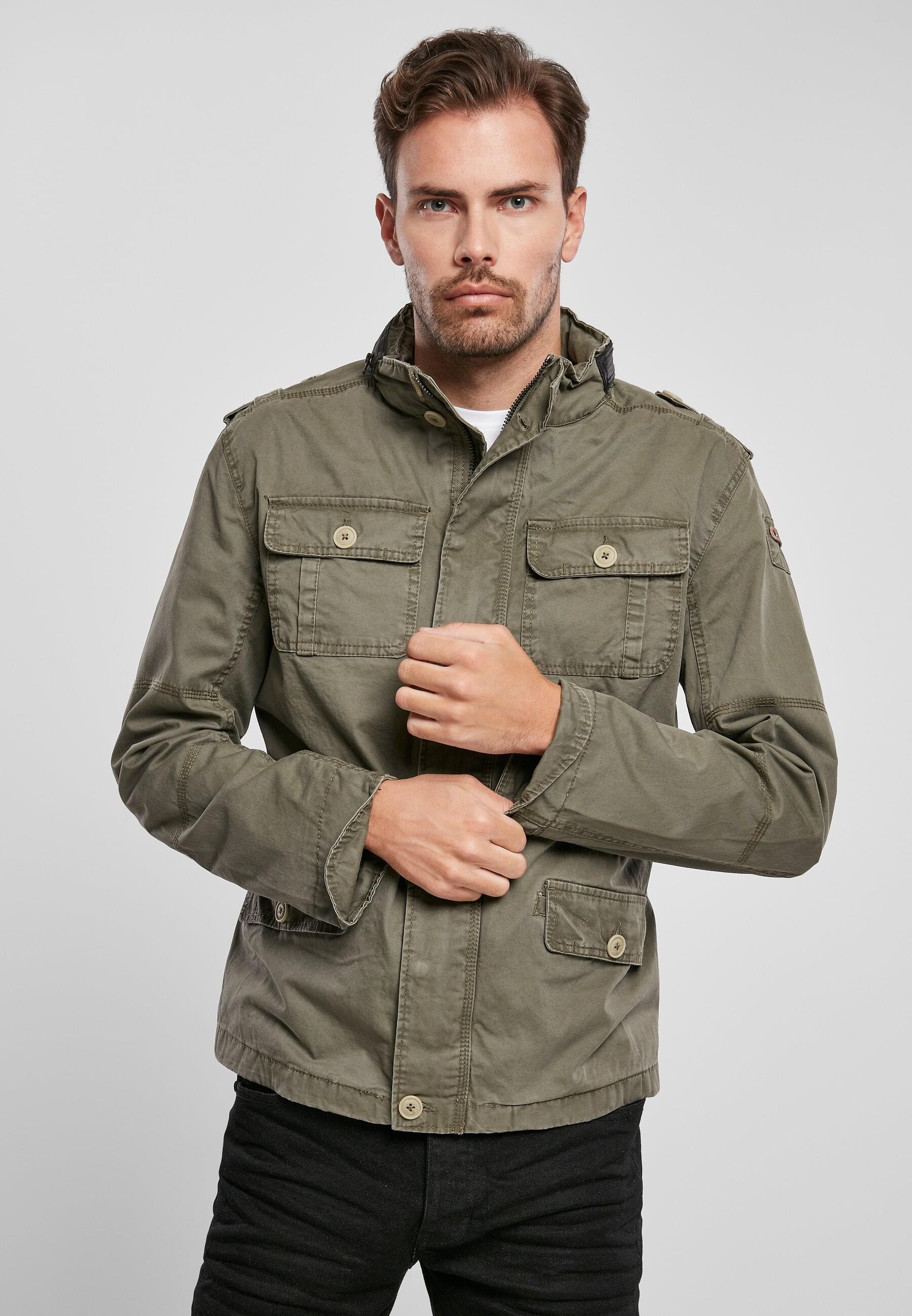 Brandit Allwetterjacke »Brandit Herren Britannia Jacket«, (1 St.), ohne Kapuze