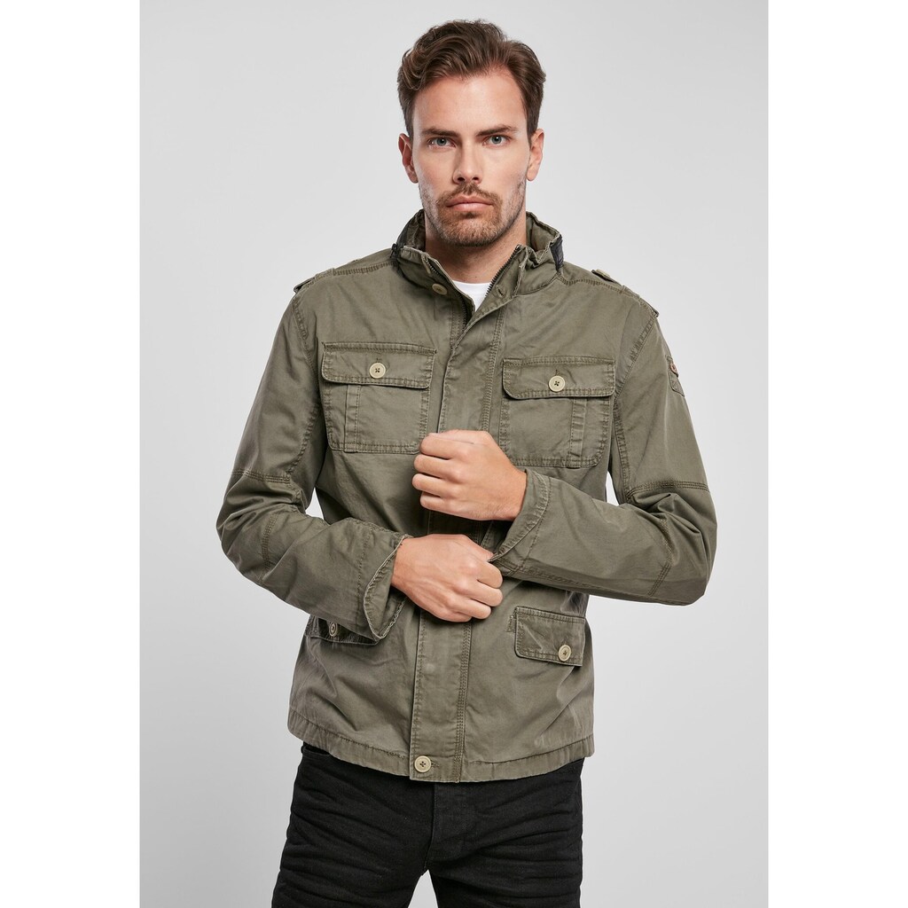 Brandit Allwetterjacke »Brandit Herren Britannia Jacket«, (1 St.), ohne Kapuze